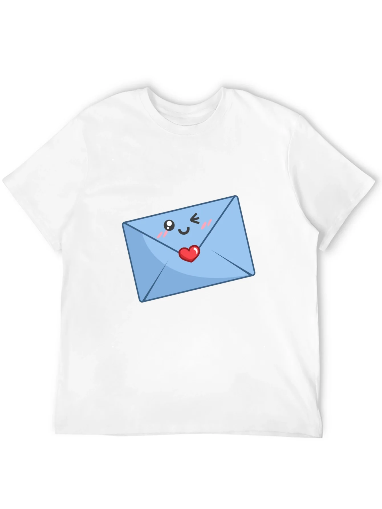 Cute Love Letter T-Shirt - Black