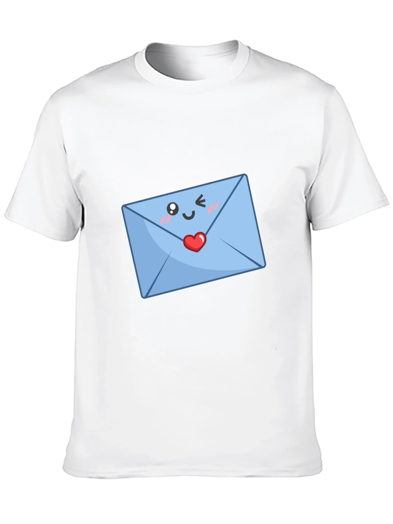 Cute Love Letter T-Shirt - Black