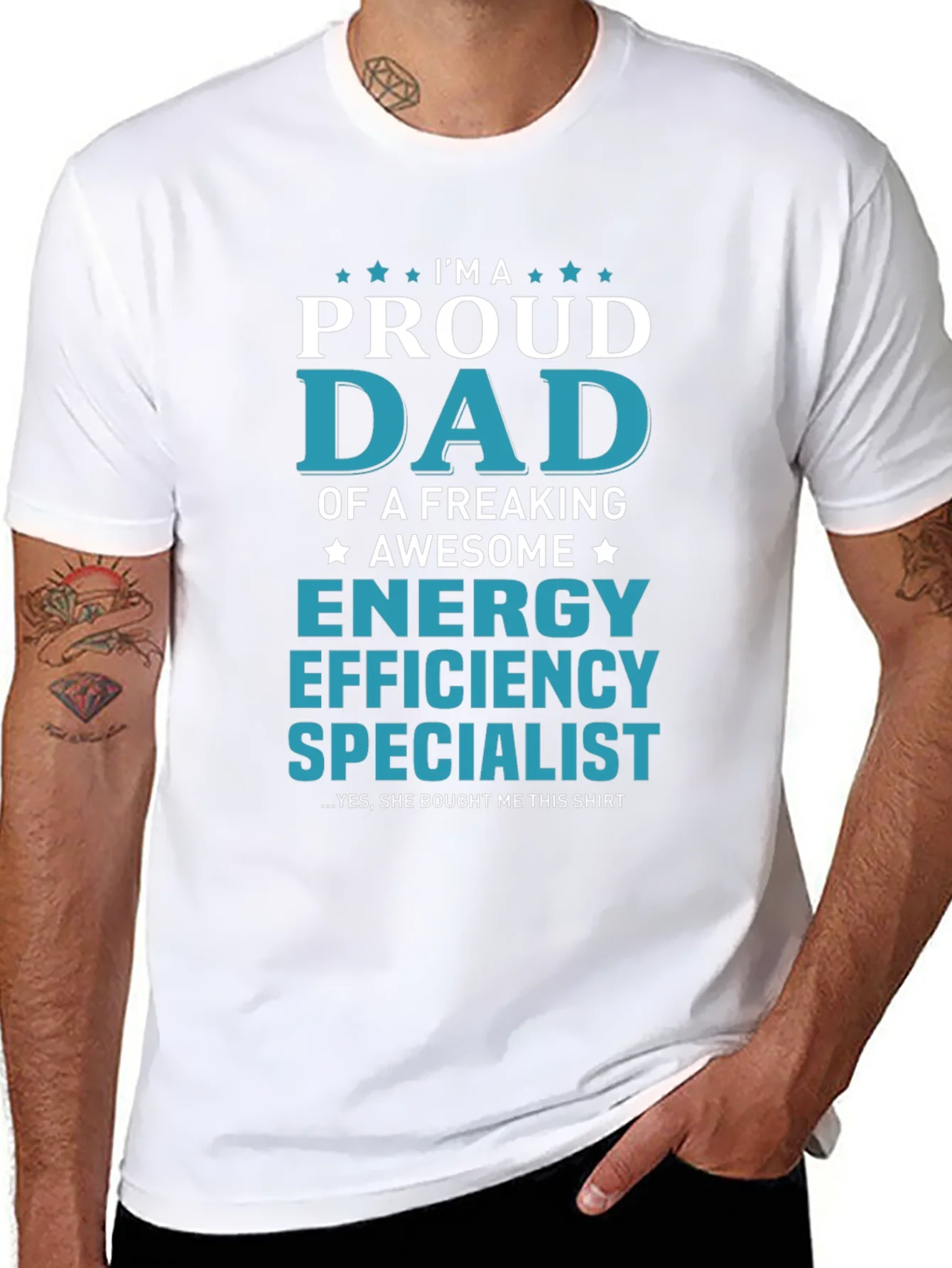 Proud Dad Energy Efficiency Specialist T-Shirt