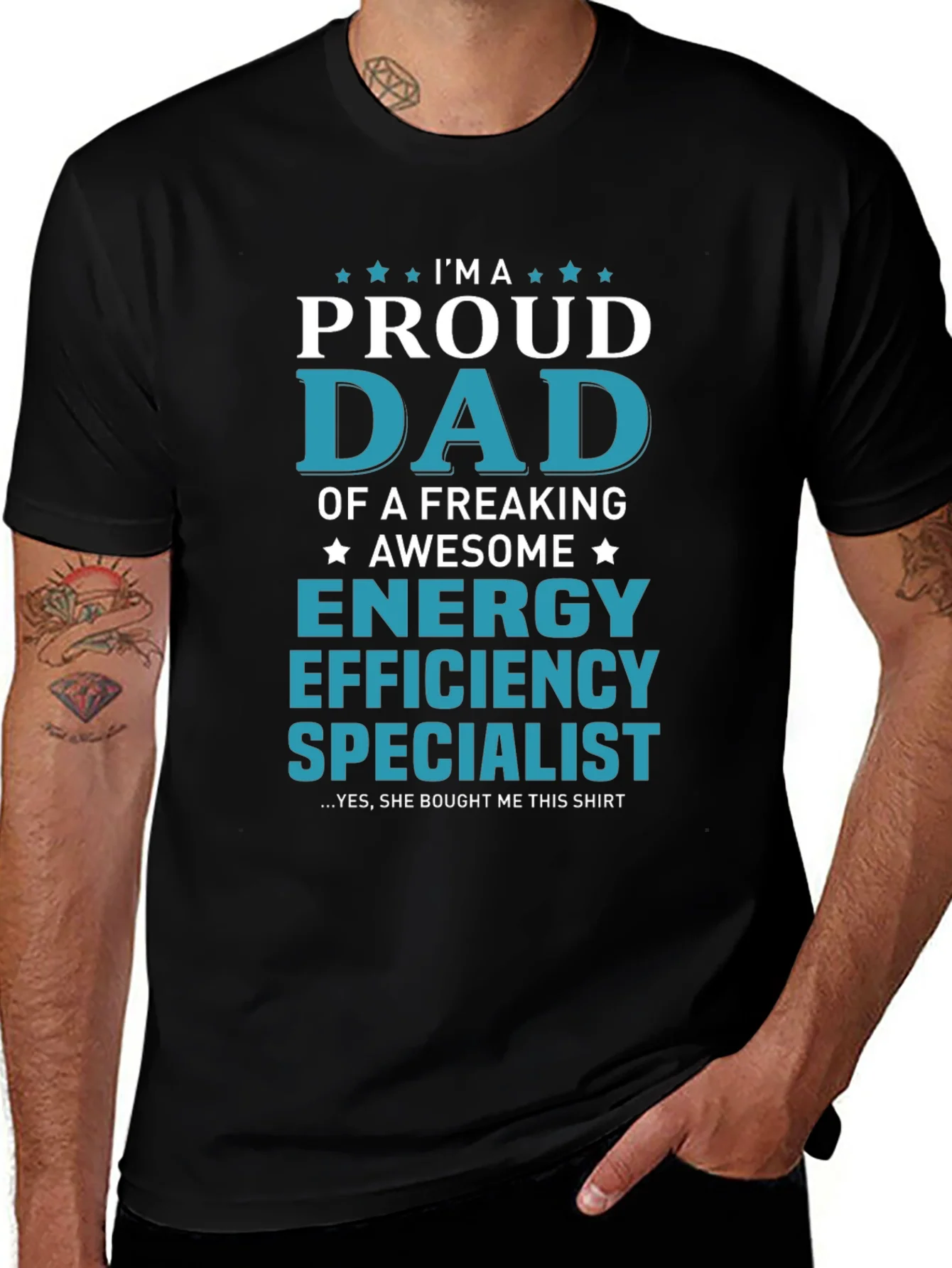 Proud Dad Energy Efficiency Specialist T-Shirt