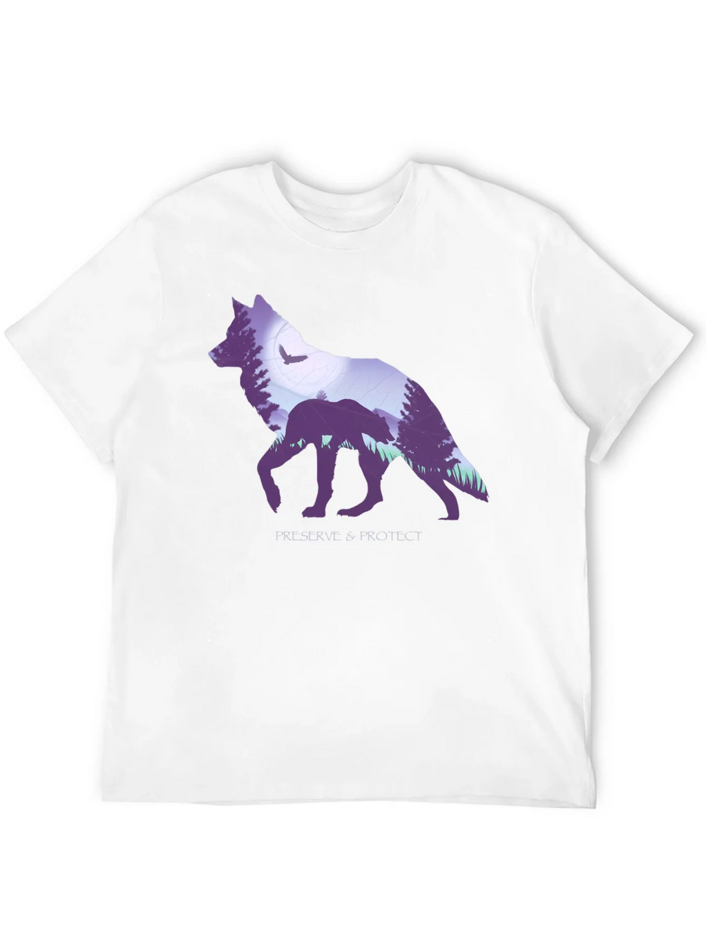 Wolf Graphic T-Shirt - Preserve & Protect