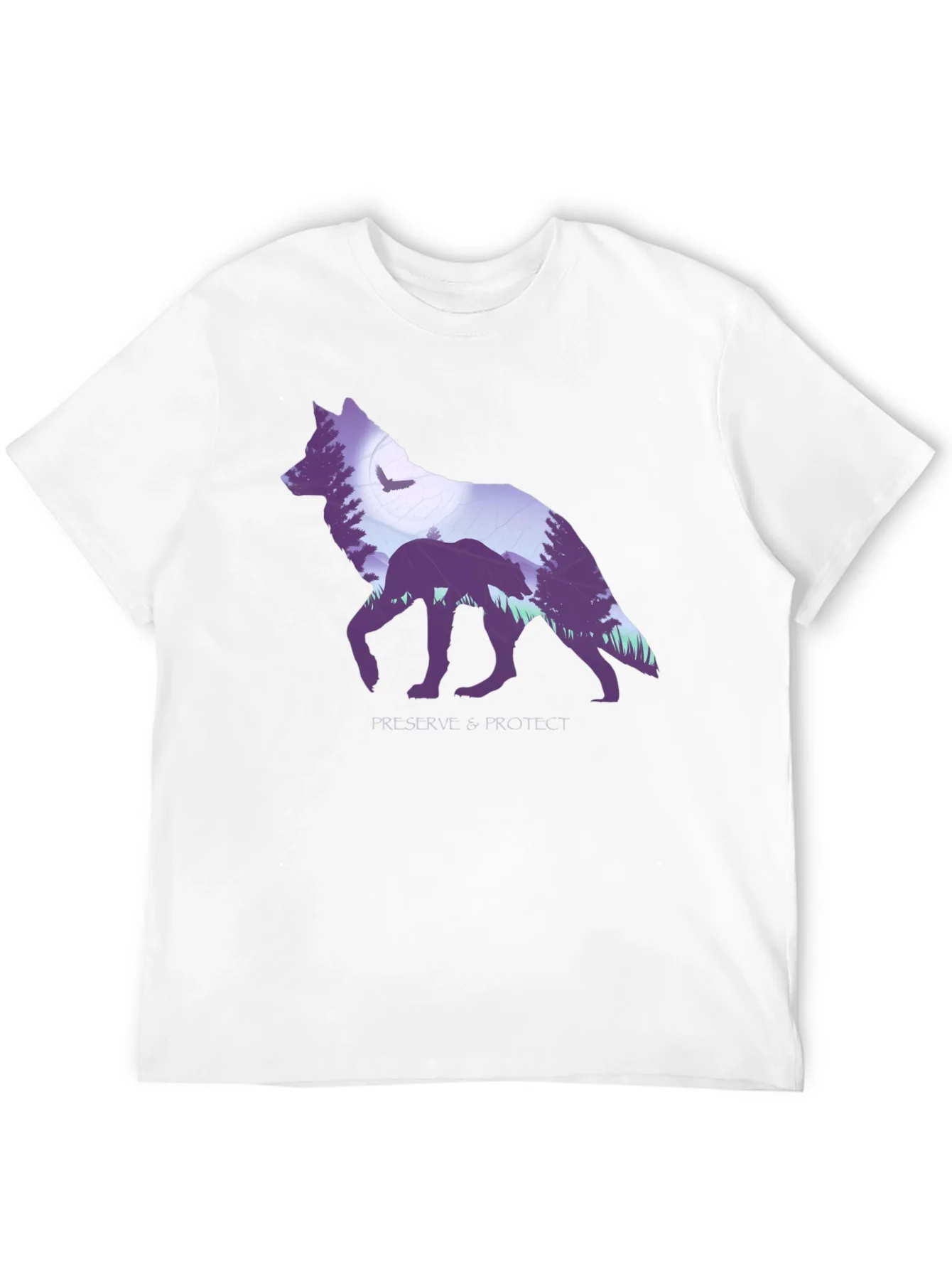 Wolf Graphic T-Shirt - Preserve & Protect