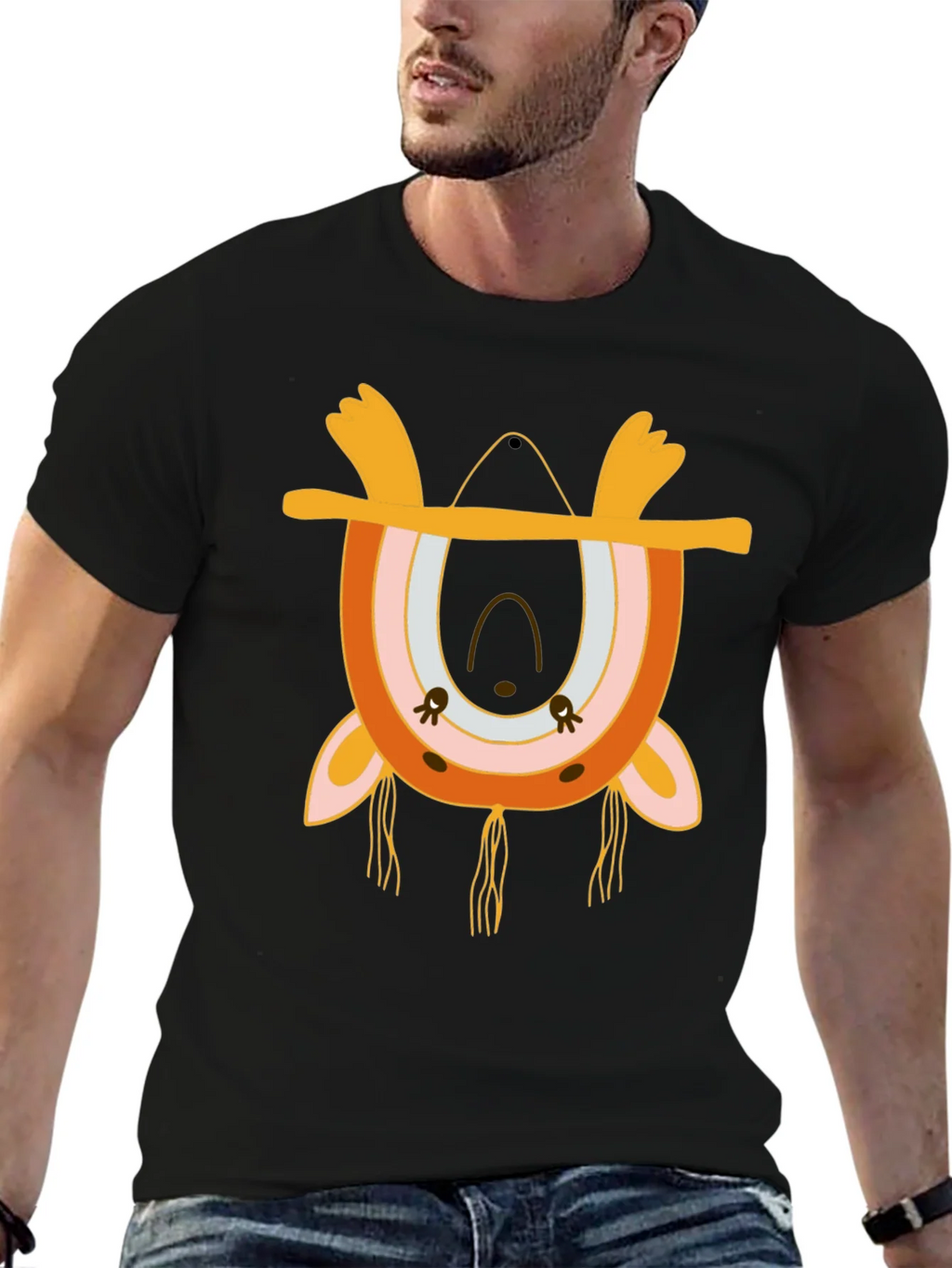 Boho Rainbow Animal Graphic Tee