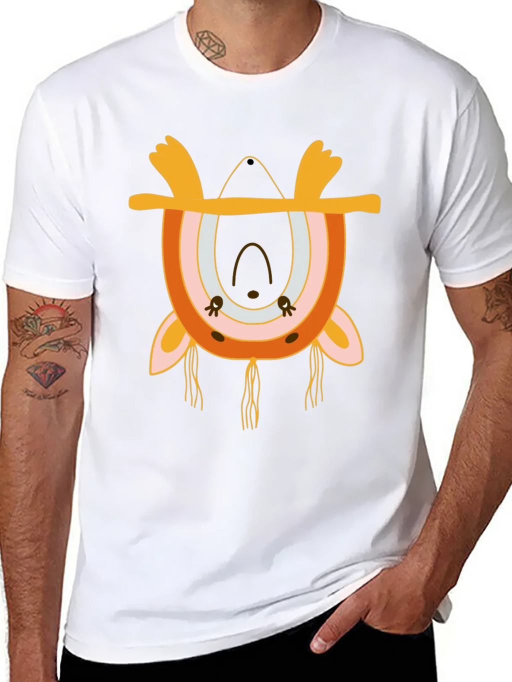 Boho Rainbow Animal Graphic Tee