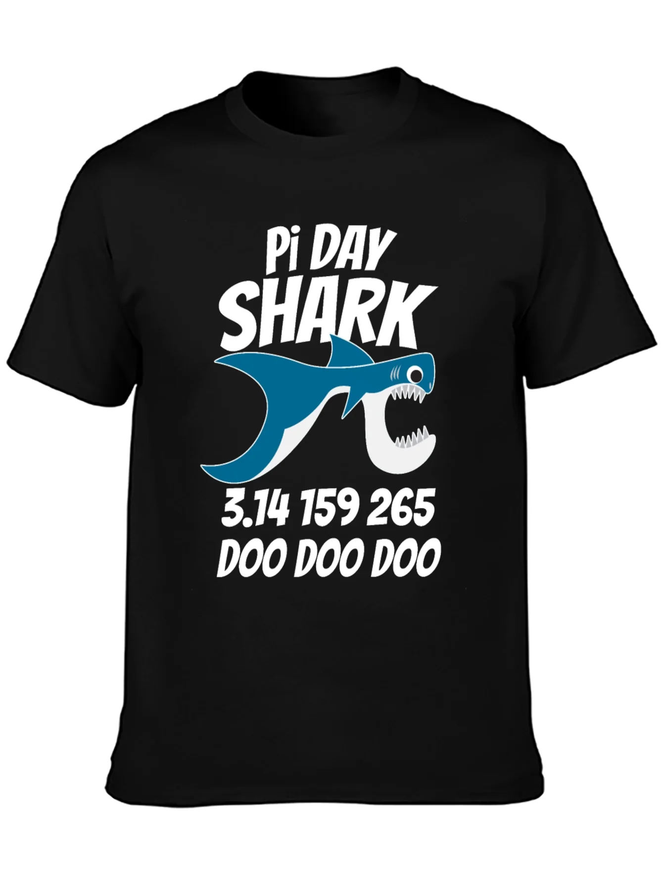 Pi Day Shark T-Shirt - Math Pun Tee