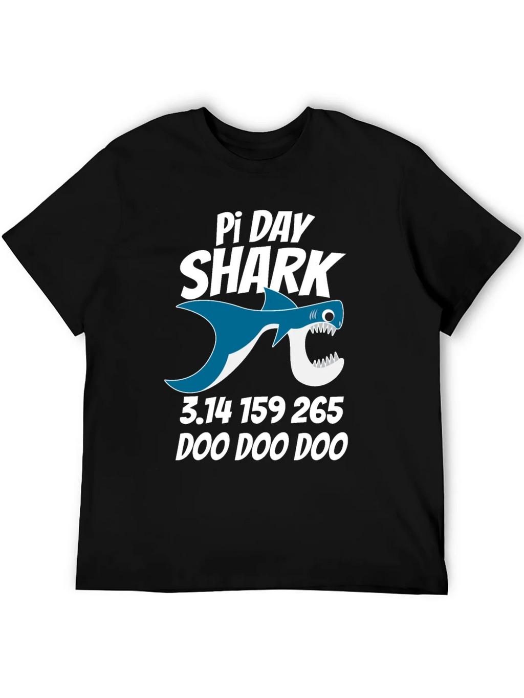 Pi Day Shark T-Shirt - Math Pun Tee