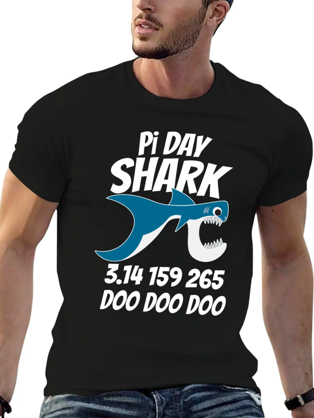 Pi Day Shark T-Shirt - Math Pun Tee