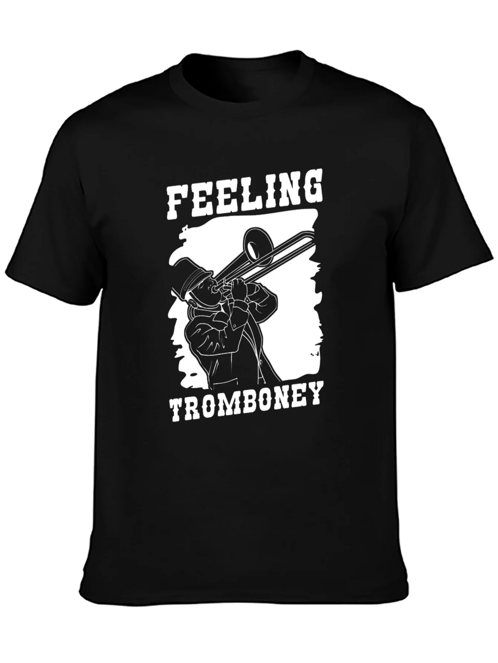 Feeling Trombone-y Black T-Shirt