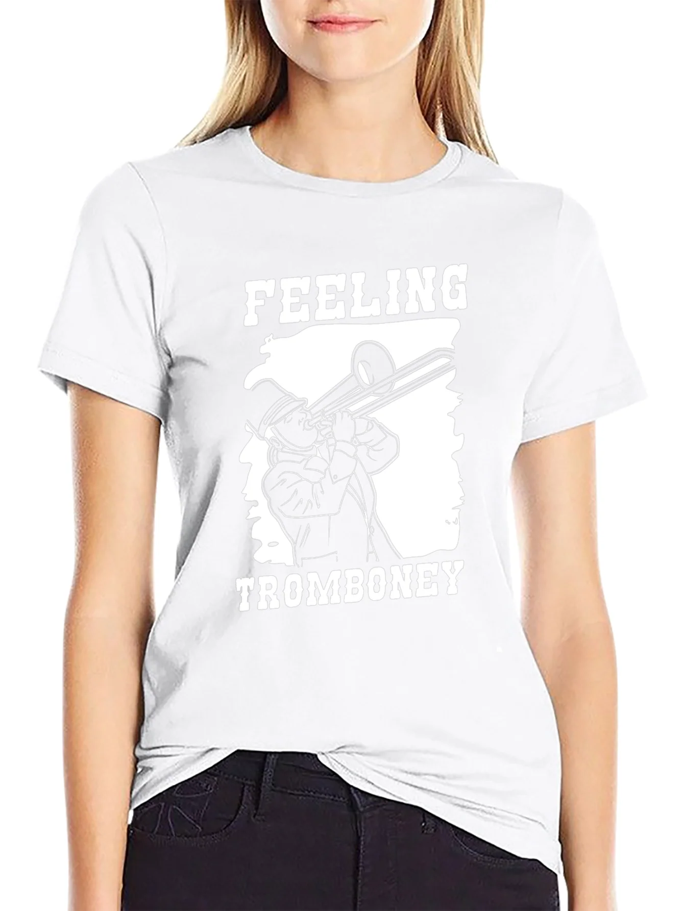 Feeling Trombone-y Black T-Shirt