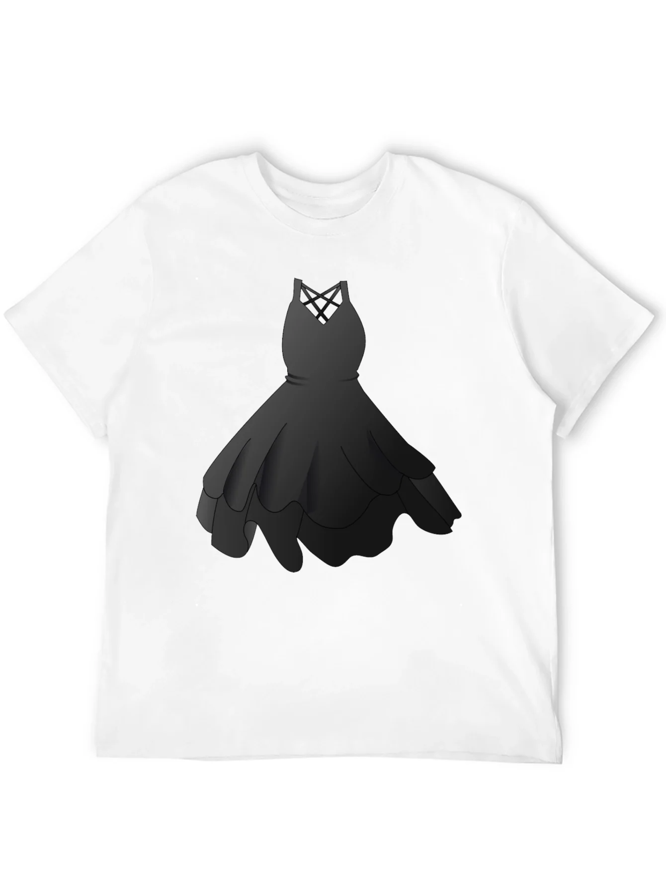 Elegant Dress Graphic Tee - Stylish & Comfortable