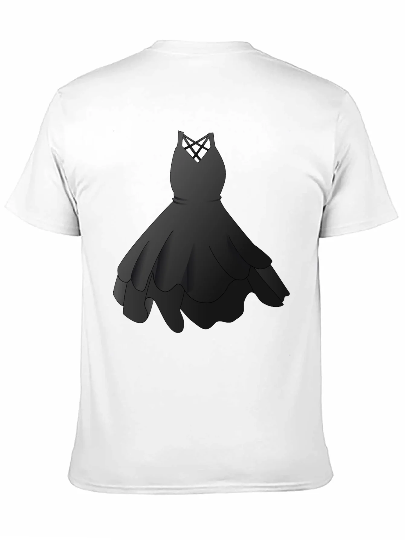 Elegant Dress Graphic Tee - Stylish & Comfortable