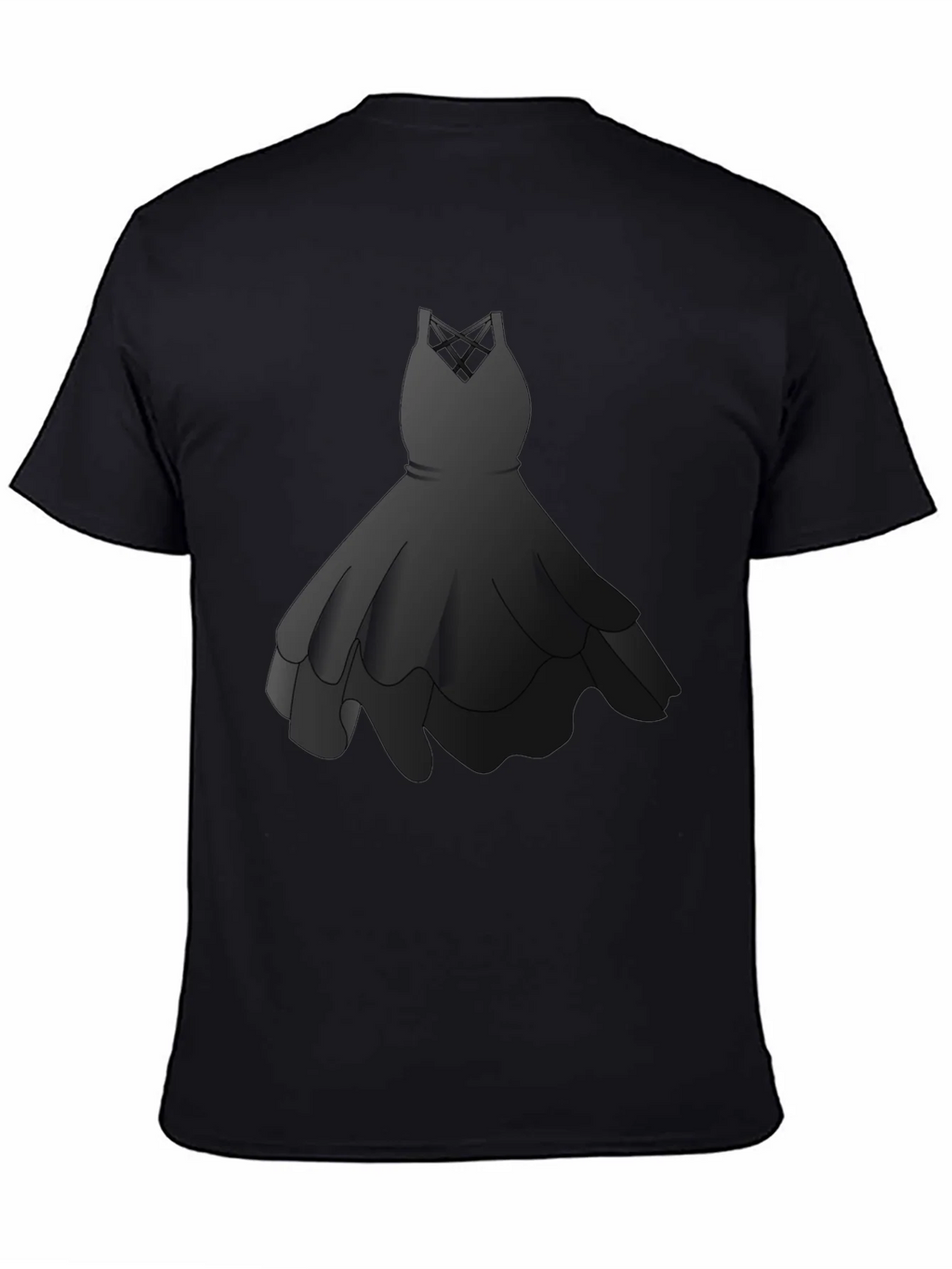 Elegant Dress Graphic Tee - Stylish & Comfortable