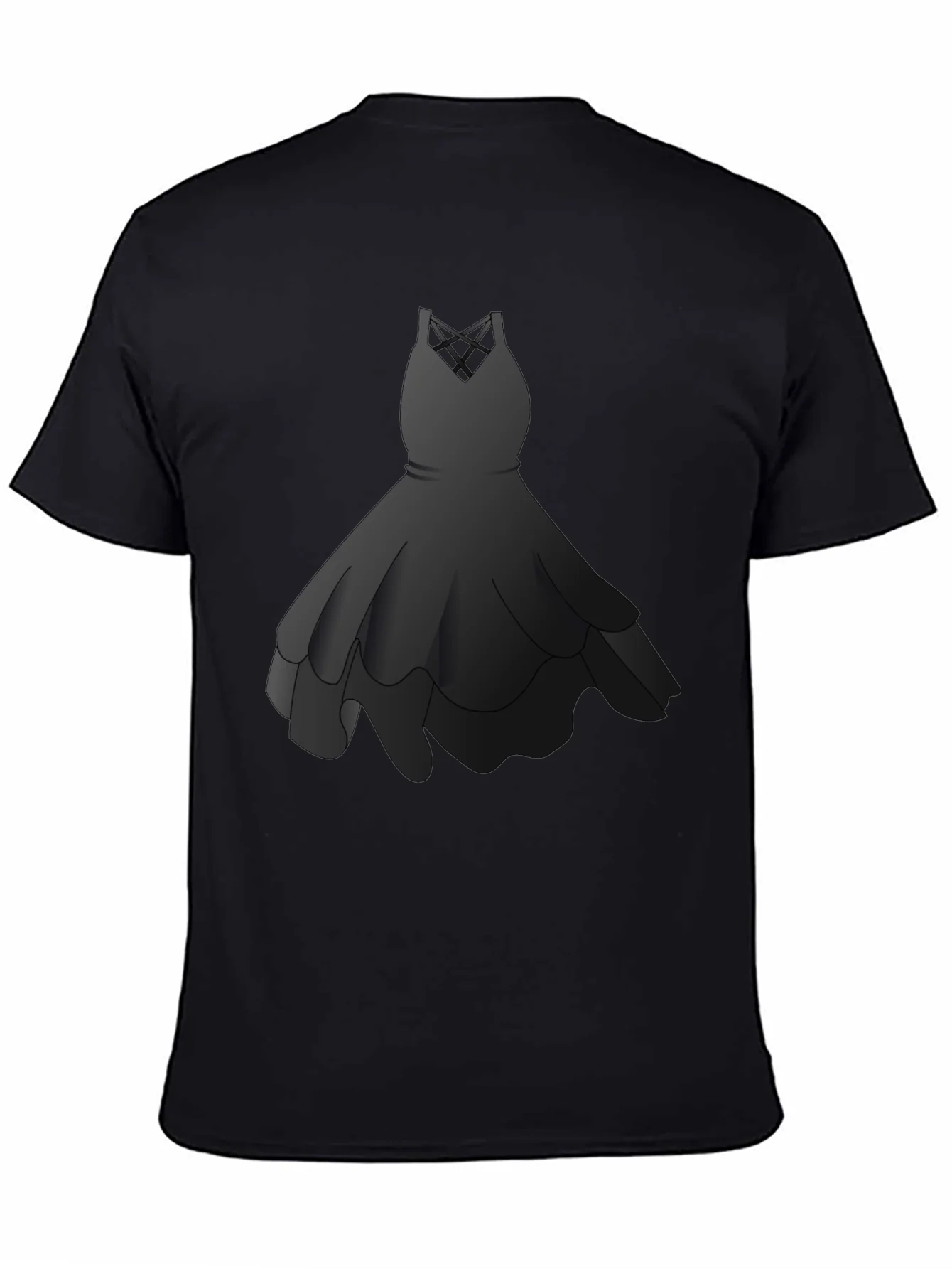 Elegant Dress Graphic Tee - Stylish & Comfortable