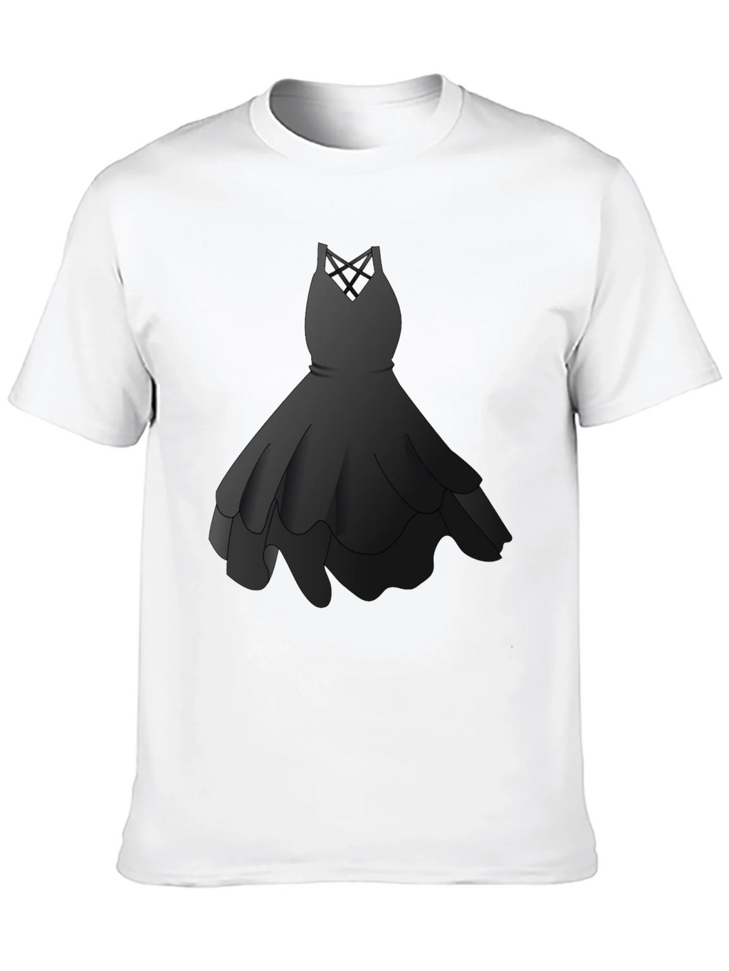 Elegant Dress Graphic Tee - Stylish & Comfortable