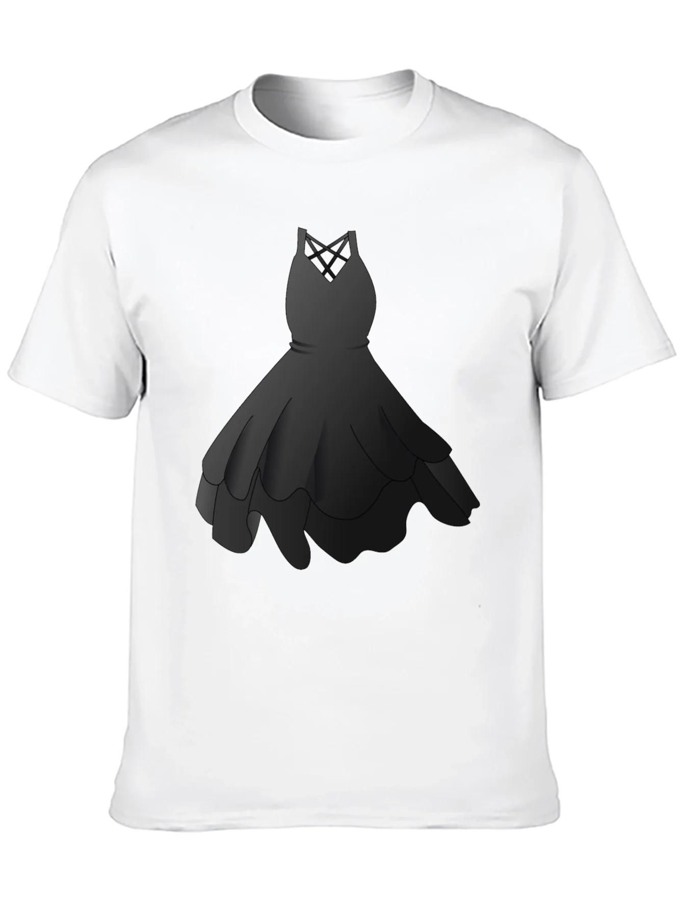 Elegant Dress Graphic Tee - Stylish & Comfortable