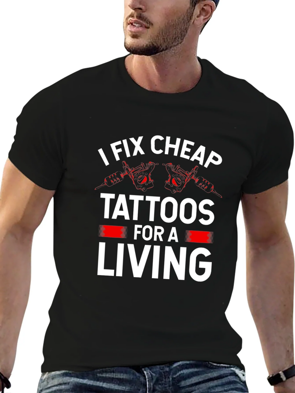I Fix Cheap Tattoos Funny Graphic Tee
