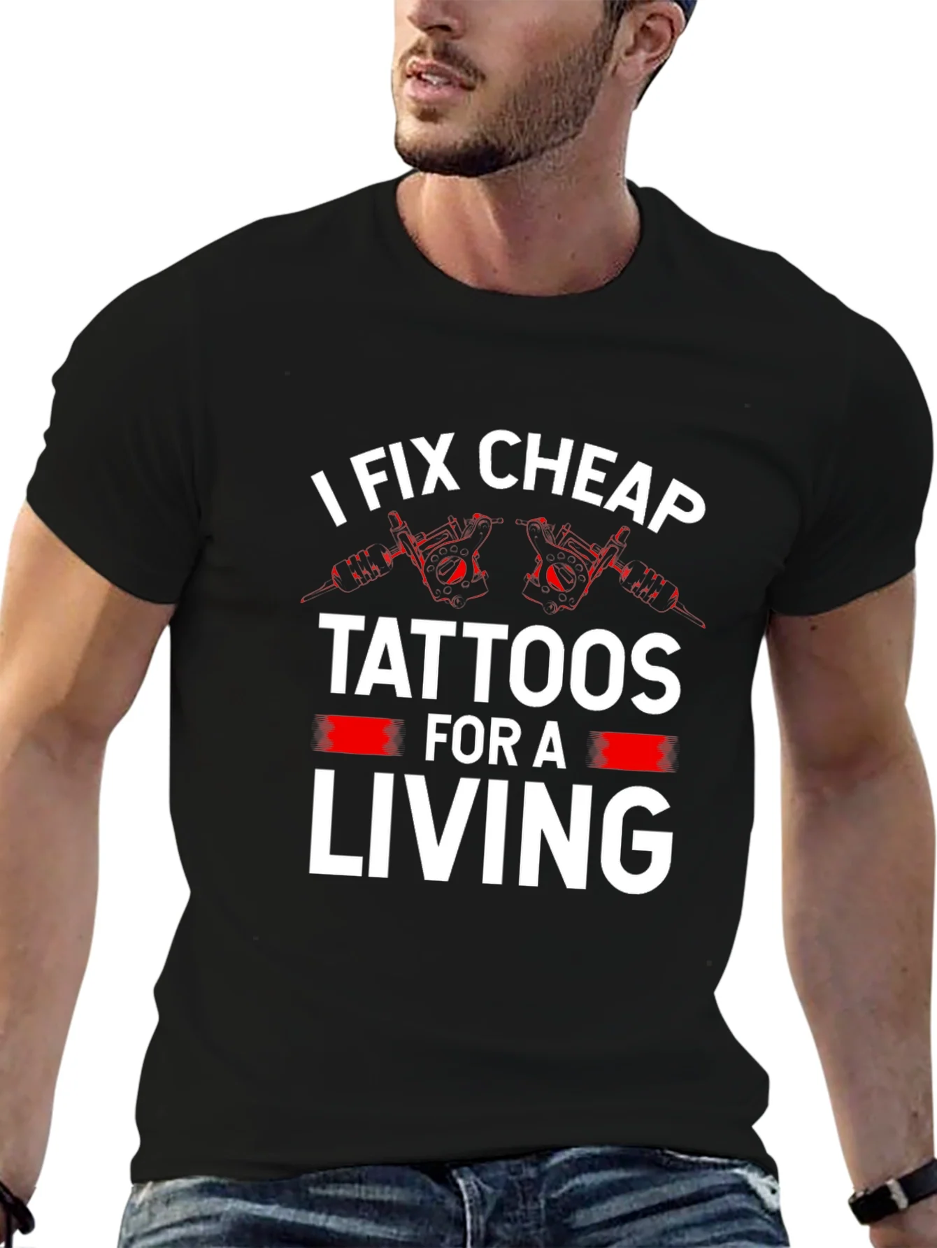 I Fix Cheap Tattoos Funny Graphic Tee