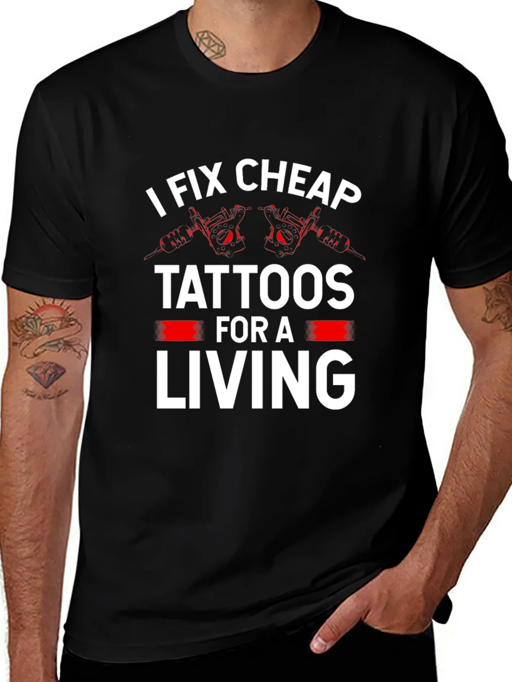 I Fix Cheap Tattoos Funny Graphic Tee