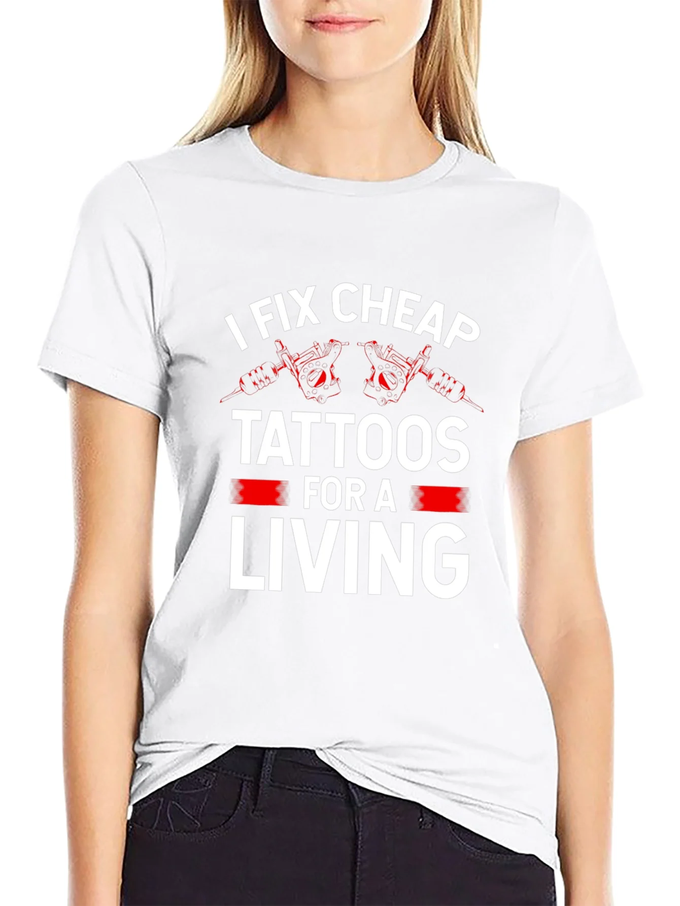 I Fix Cheap Tattoos Funny Graphic Tee