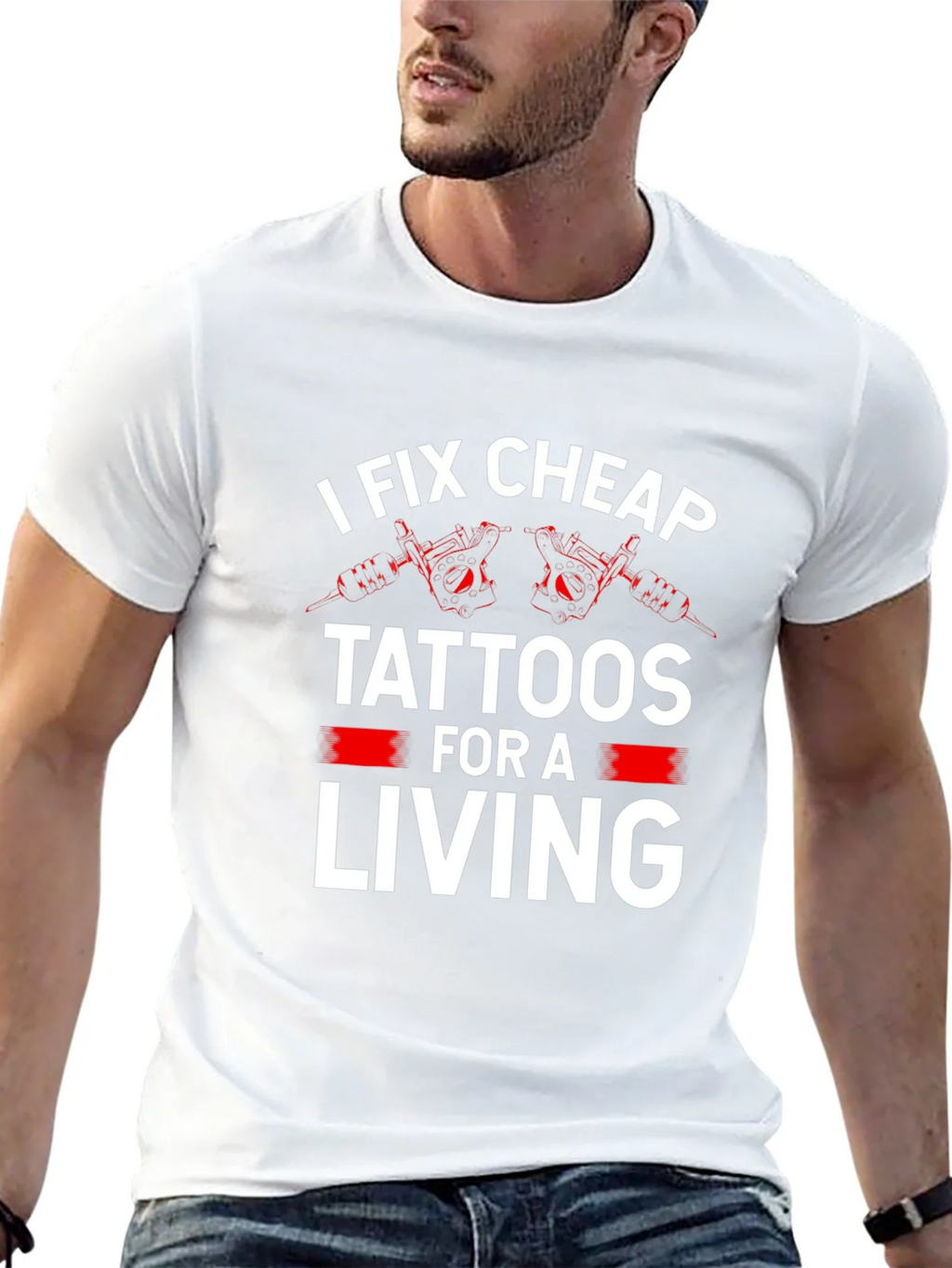 I Fix Cheap Tattoos Funny Graphic Tee