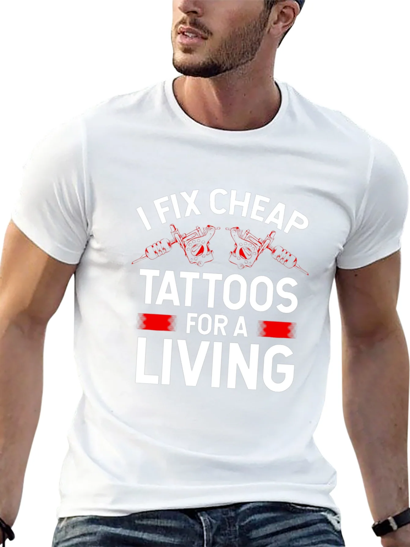 I Fix Cheap Tattoos Funny Graphic Tee