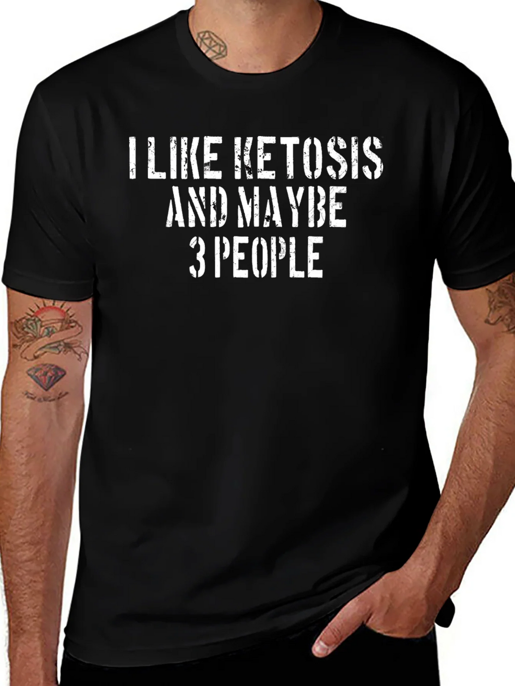 Ketosis & 3 People Graphic Tee