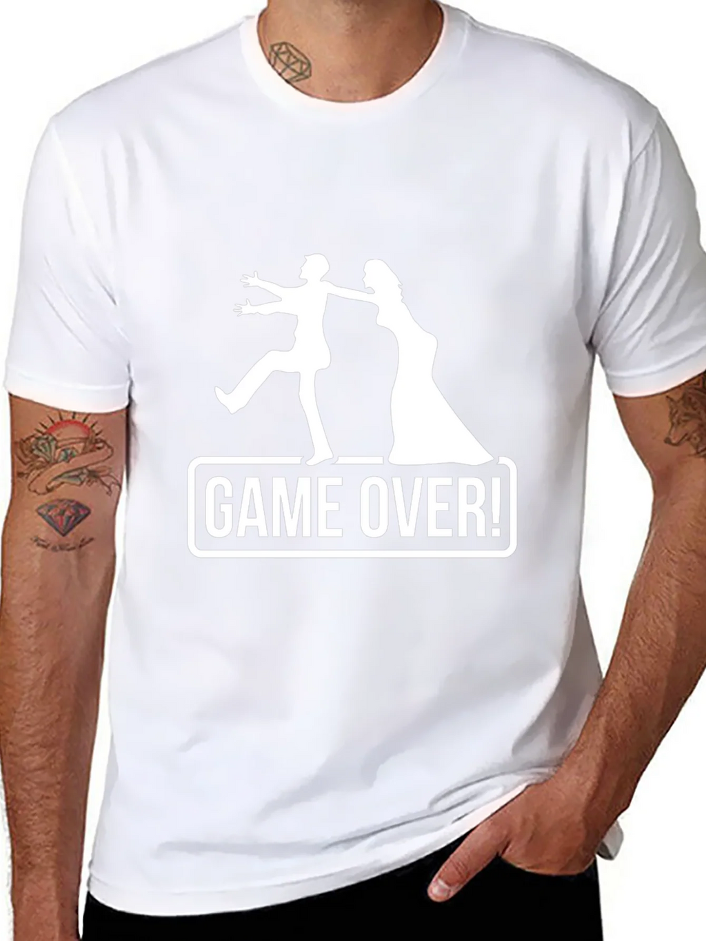 Funny Game Over Wedding Groom T-Shirt
