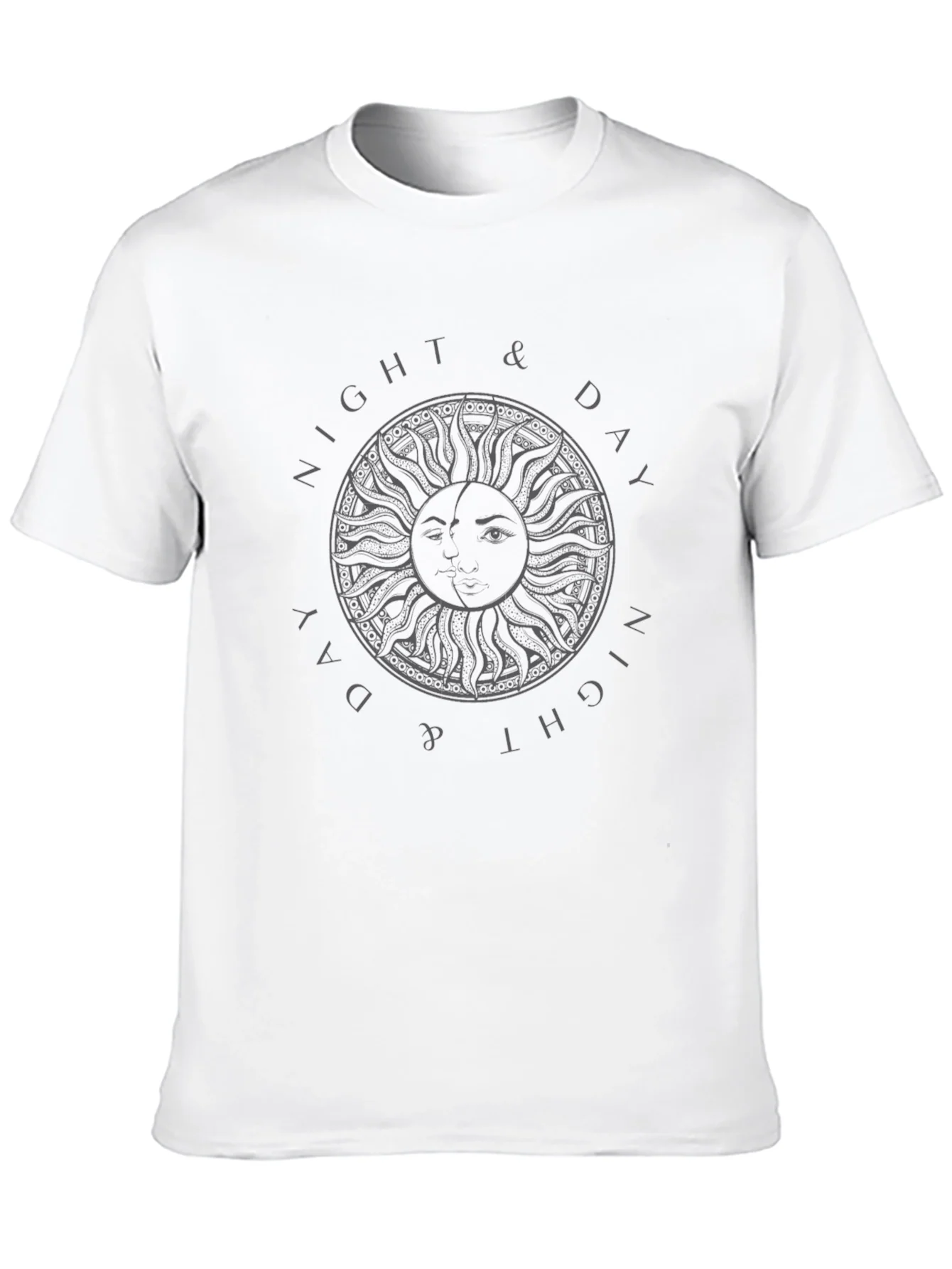Night & Day Graphic T-Shirt - Stylish Comfort