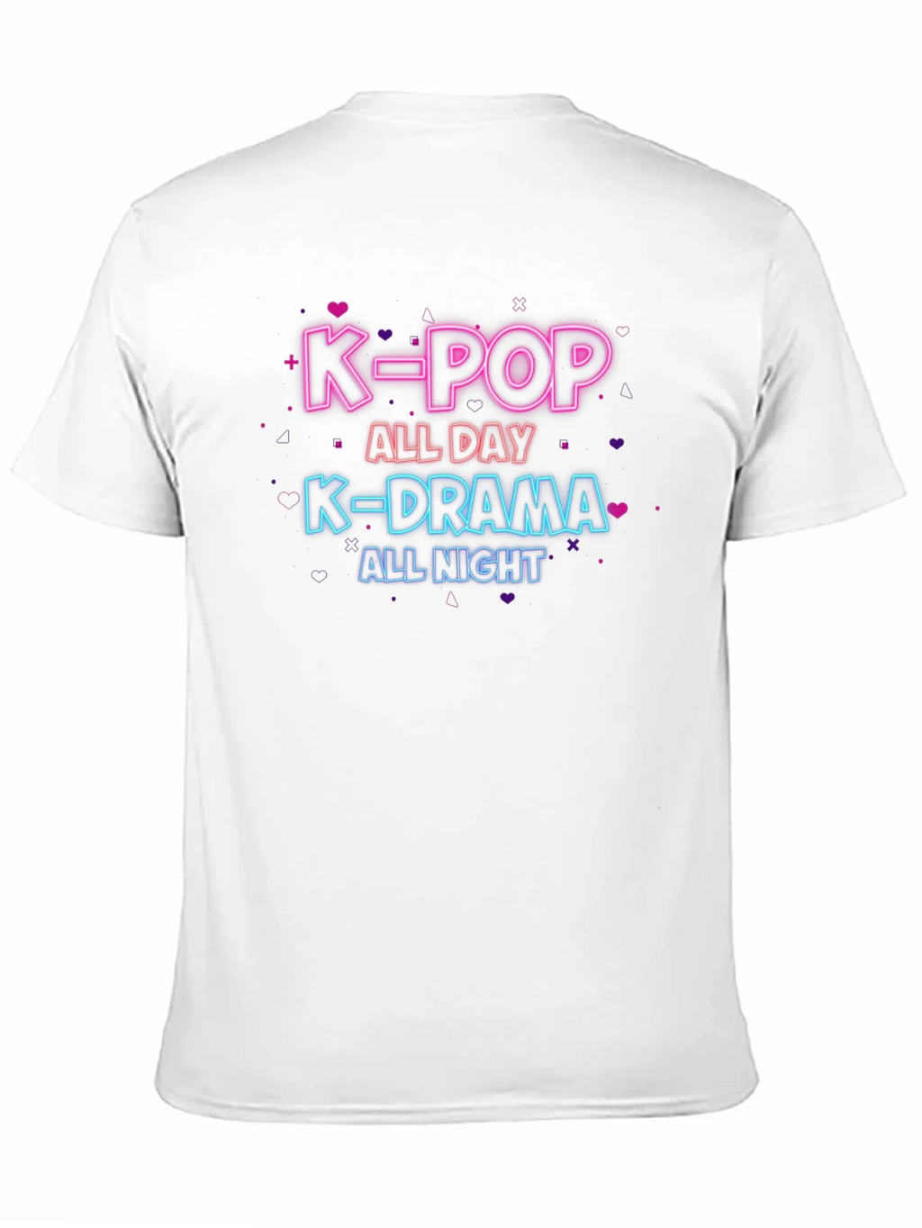 K-Pop All Day K-Drama All Night Black T-Shirt