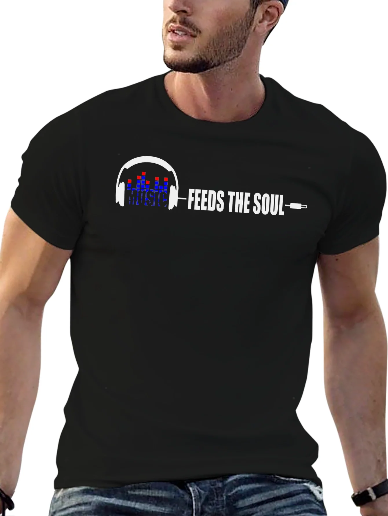 Music Feeds the Soul Graphic Tee