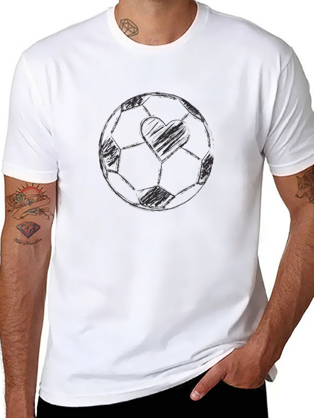 Soccer Heart T-Shirt - Love of the Game Tee