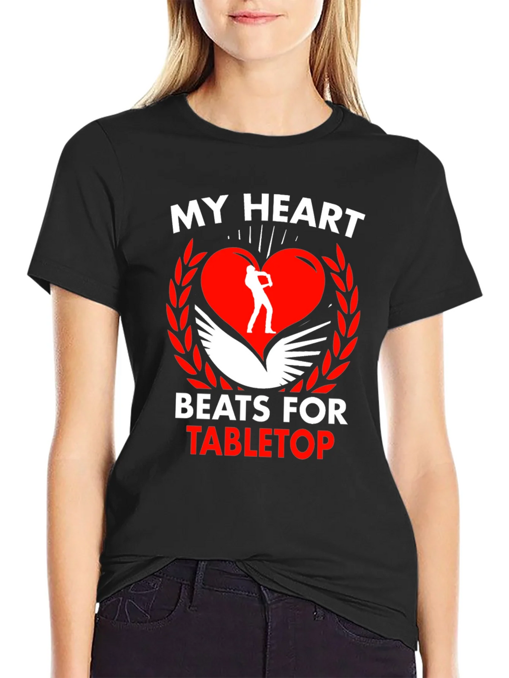 My Heart Beats for Tabletop Gaming T-Shirt