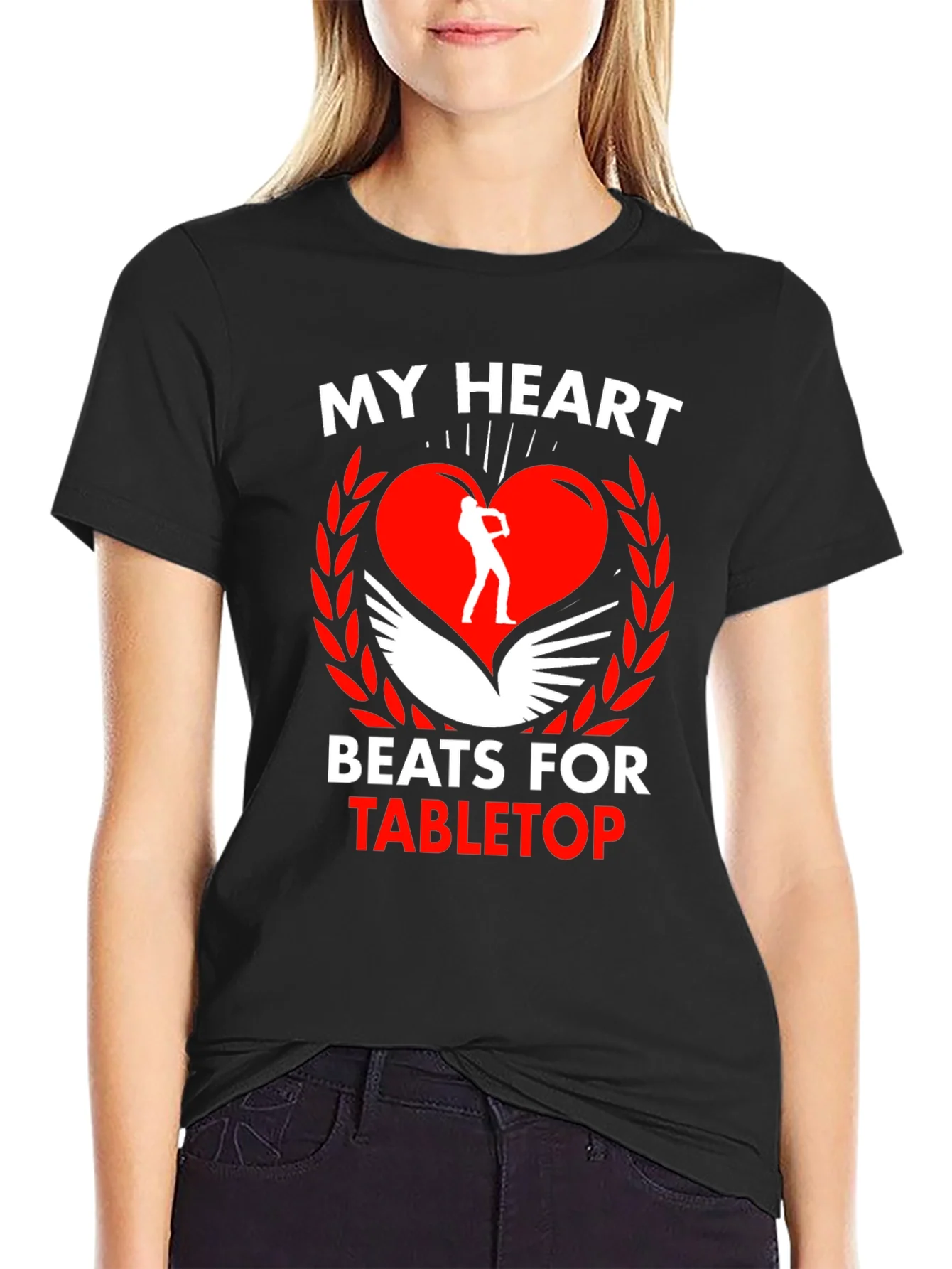 My Heart Beats for Tabletop Gaming T-Shirt
