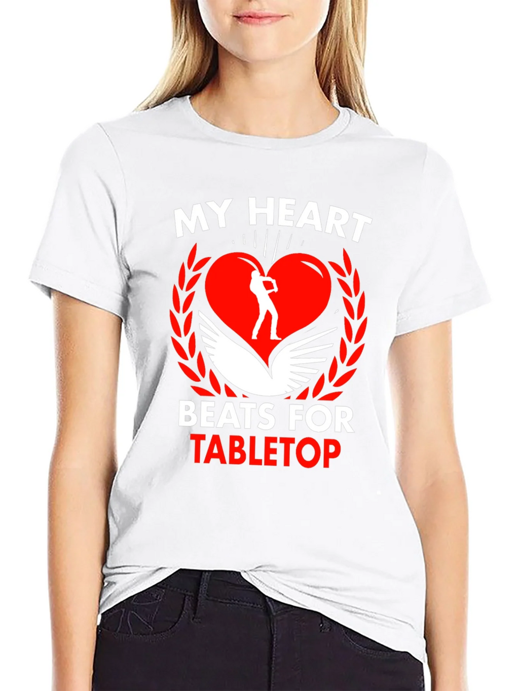 My Heart Beats for Tabletop Gaming T-Shirt