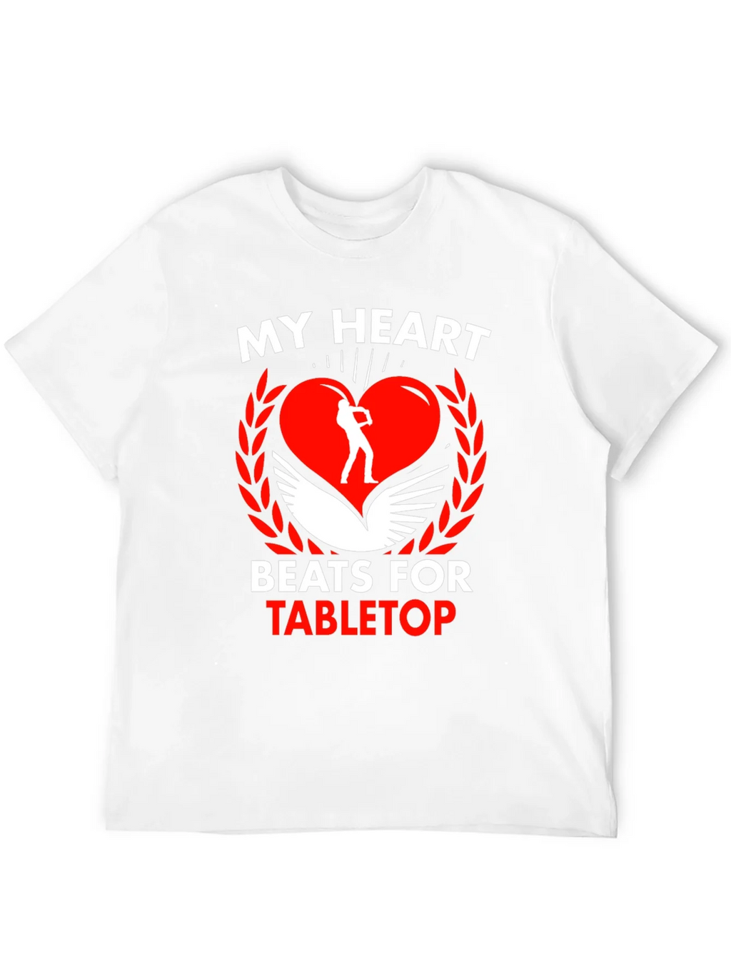 My Heart Beats for Tabletop Gaming T-Shirt