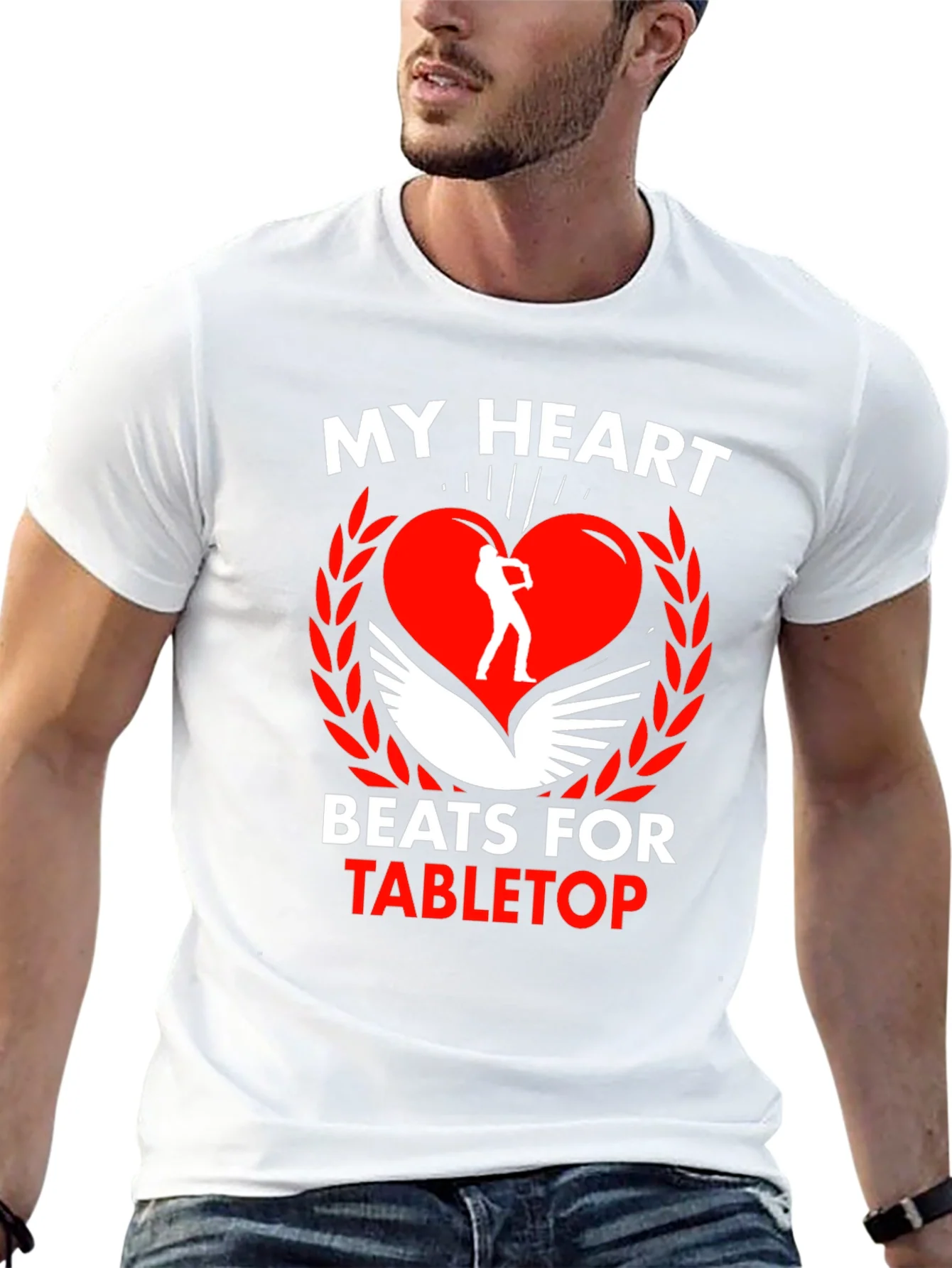 My Heart Beats for Tabletop Gaming T-Shirt