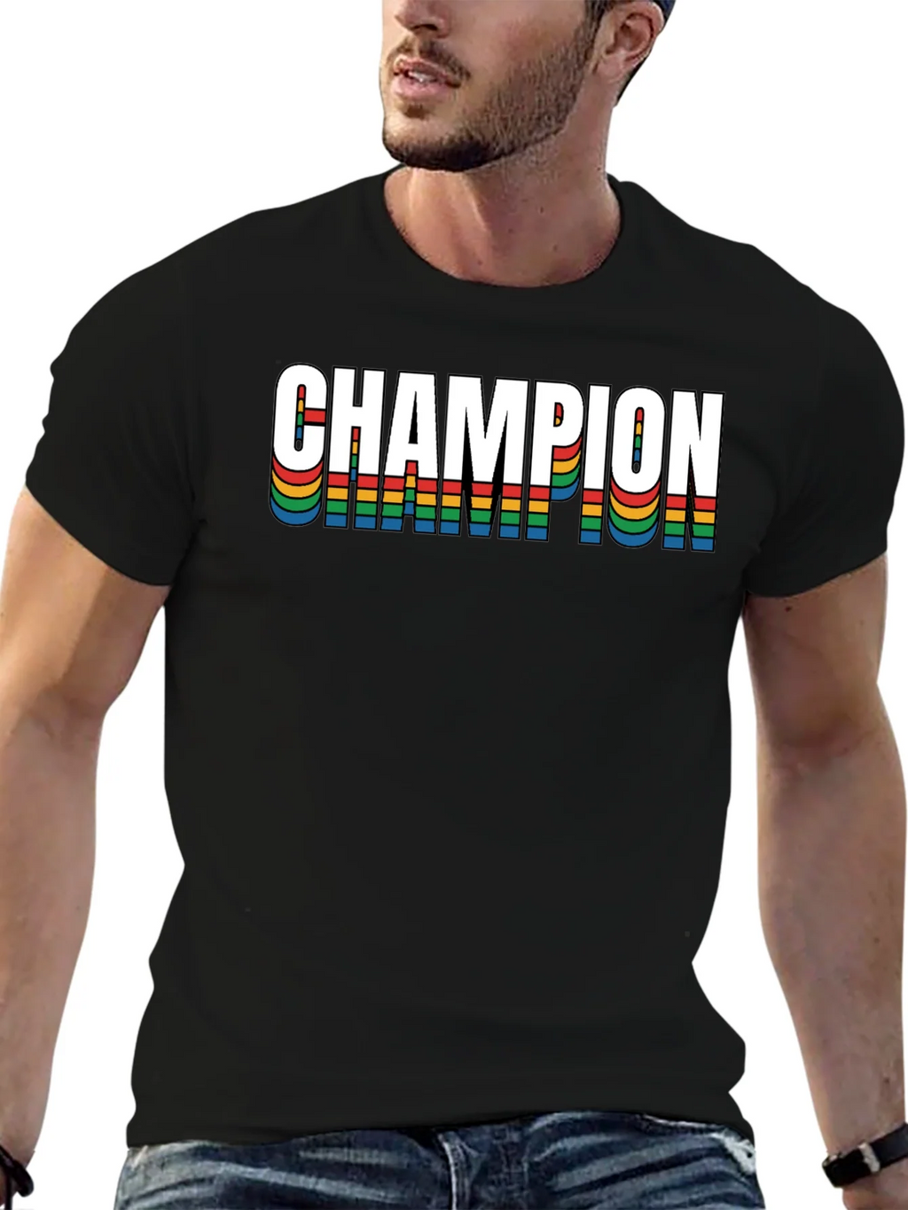Champion Rainbow Retro Tee