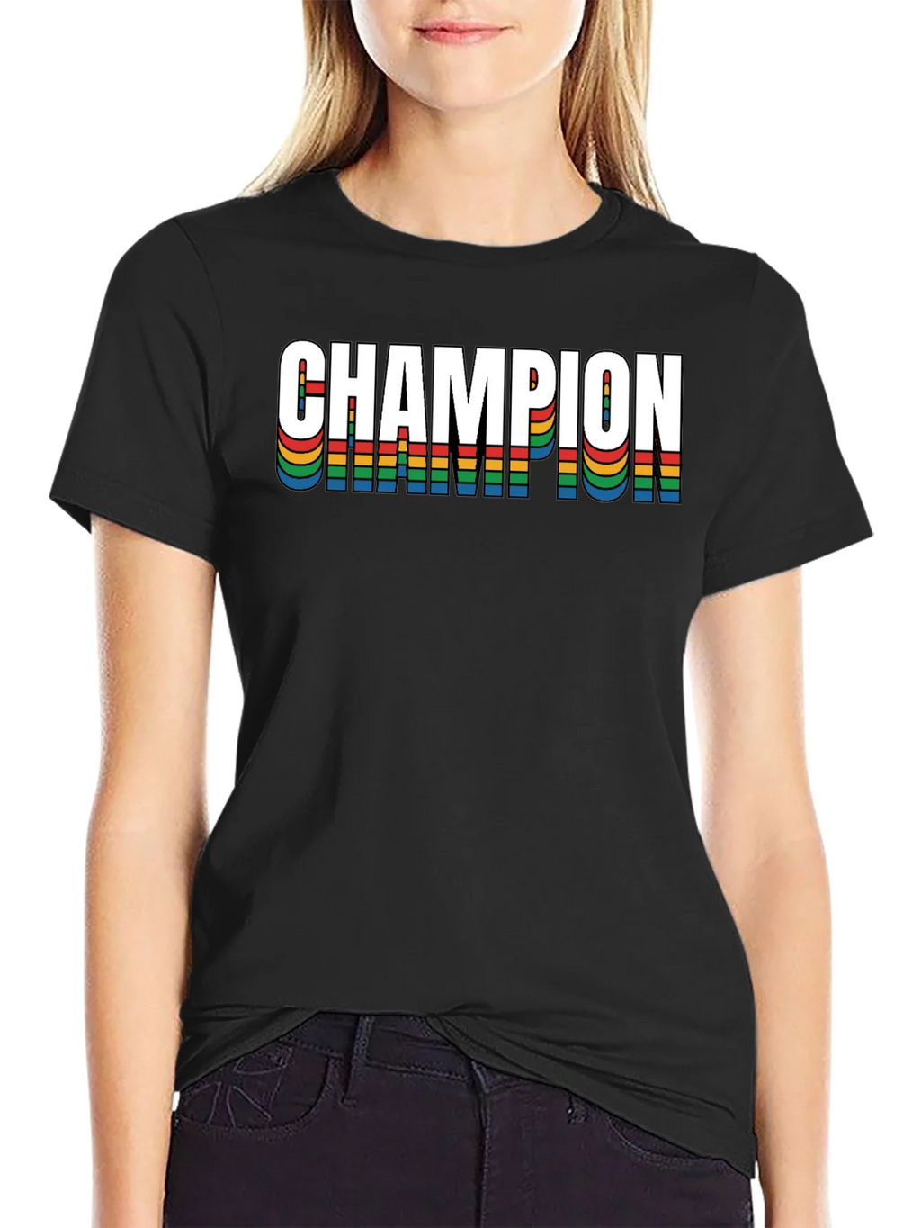 Champion Rainbow Retro Tee