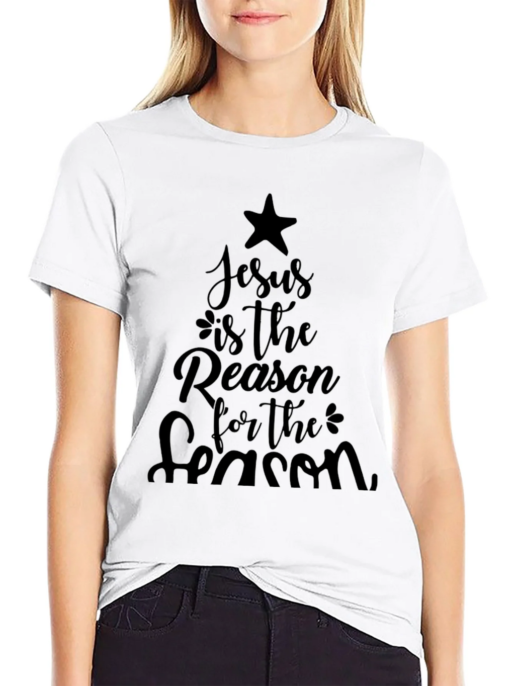 Jesus Is The Reason T-Shirt - Holiday Season Apparel