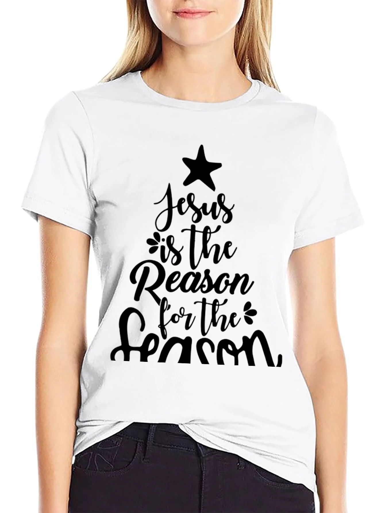 Jesus Is The Reason T-Shirt - Holiday Season Apparel