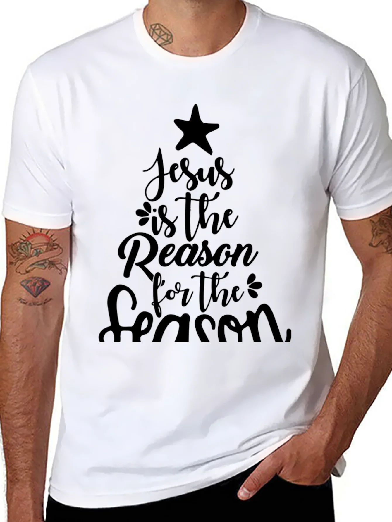 Jesus Is The Reason T-Shirt - Holiday Season Apparel