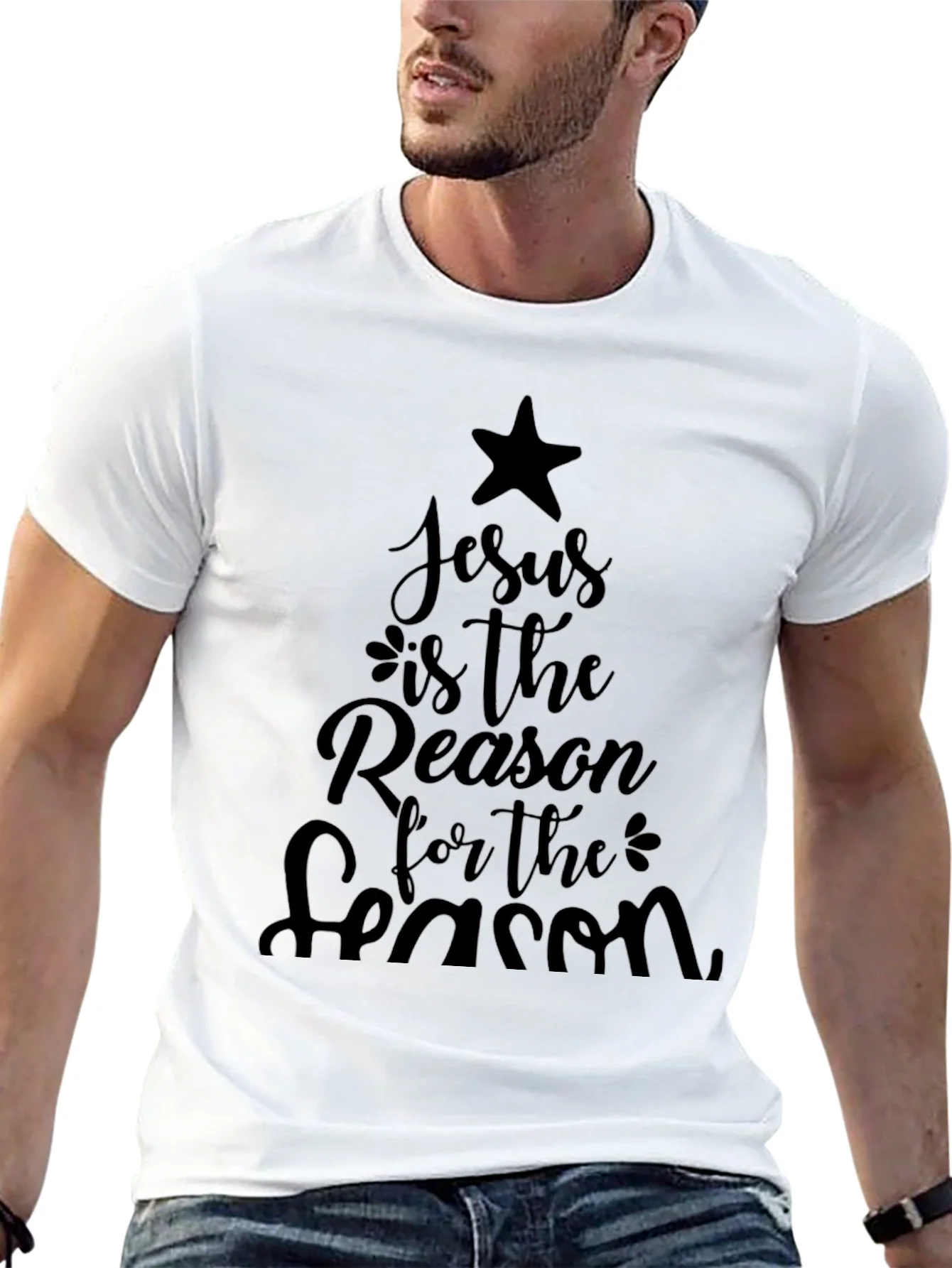 Jesus Is The Reason T-Shirt - Holiday Season Apparel