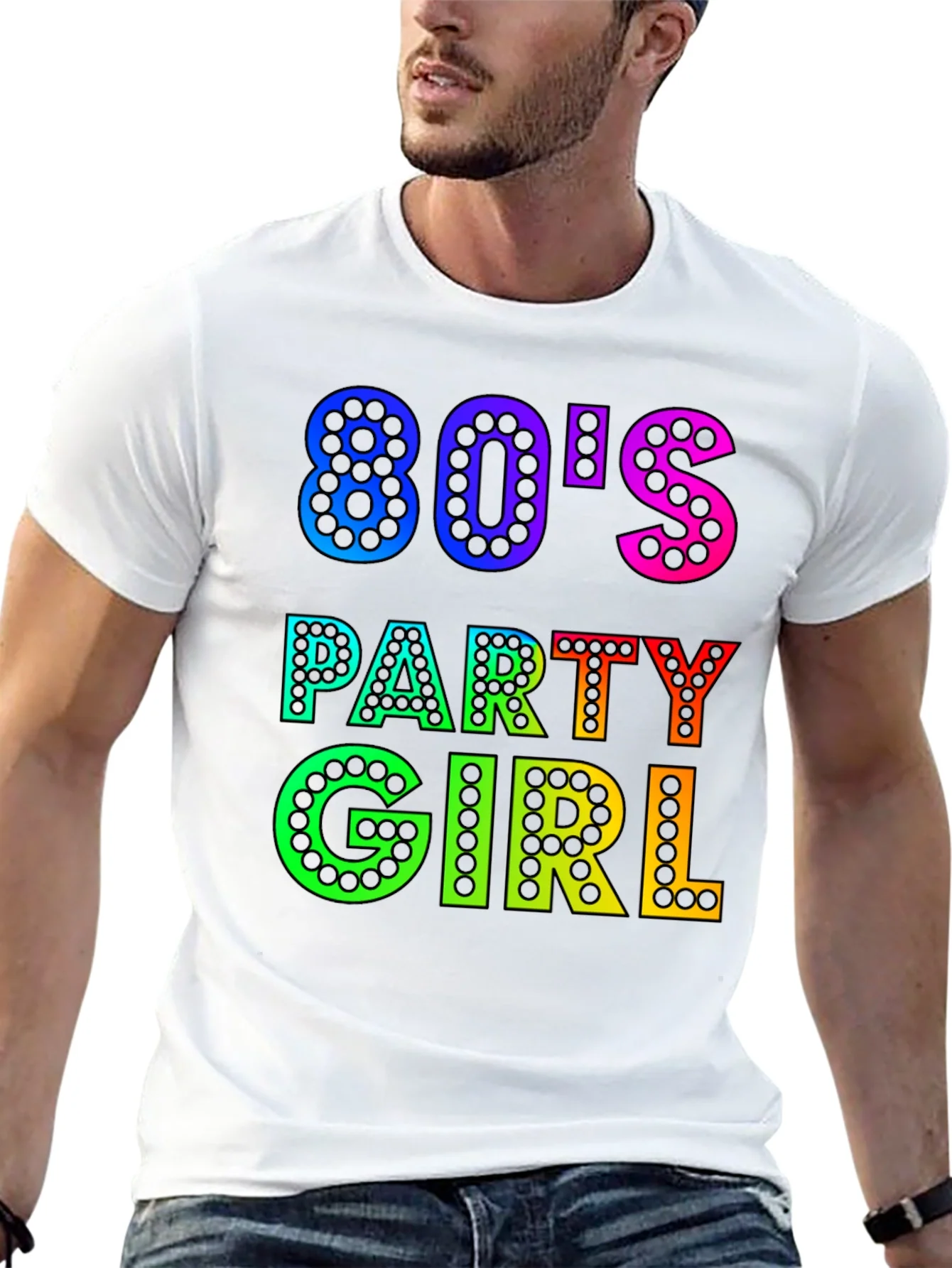 80s Party Girl Graphic T-Shirt