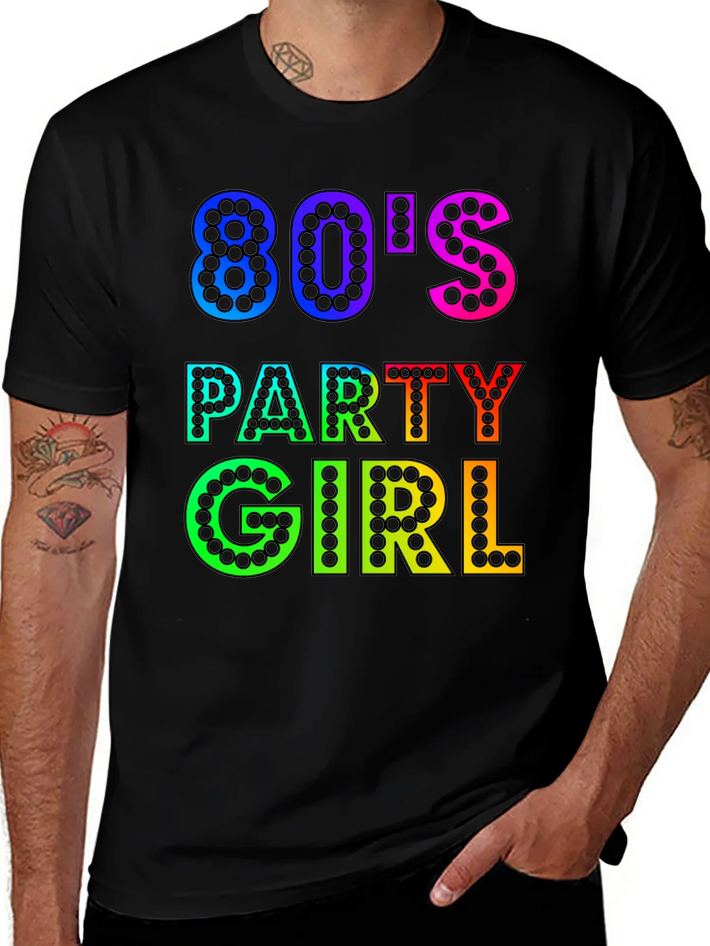 80s Party Girl Graphic T-Shirt