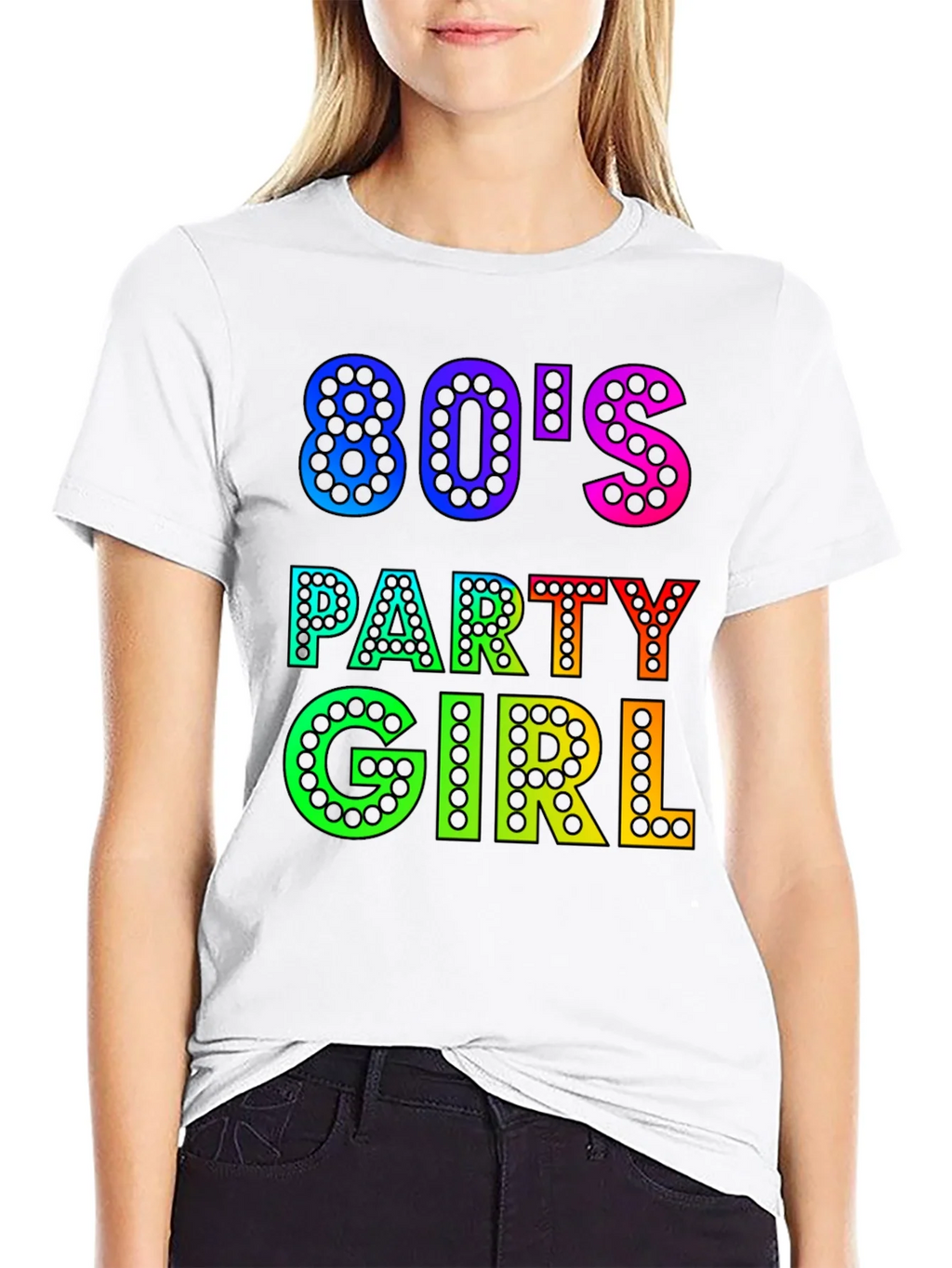 80s Party Girl Graphic T-Shirt