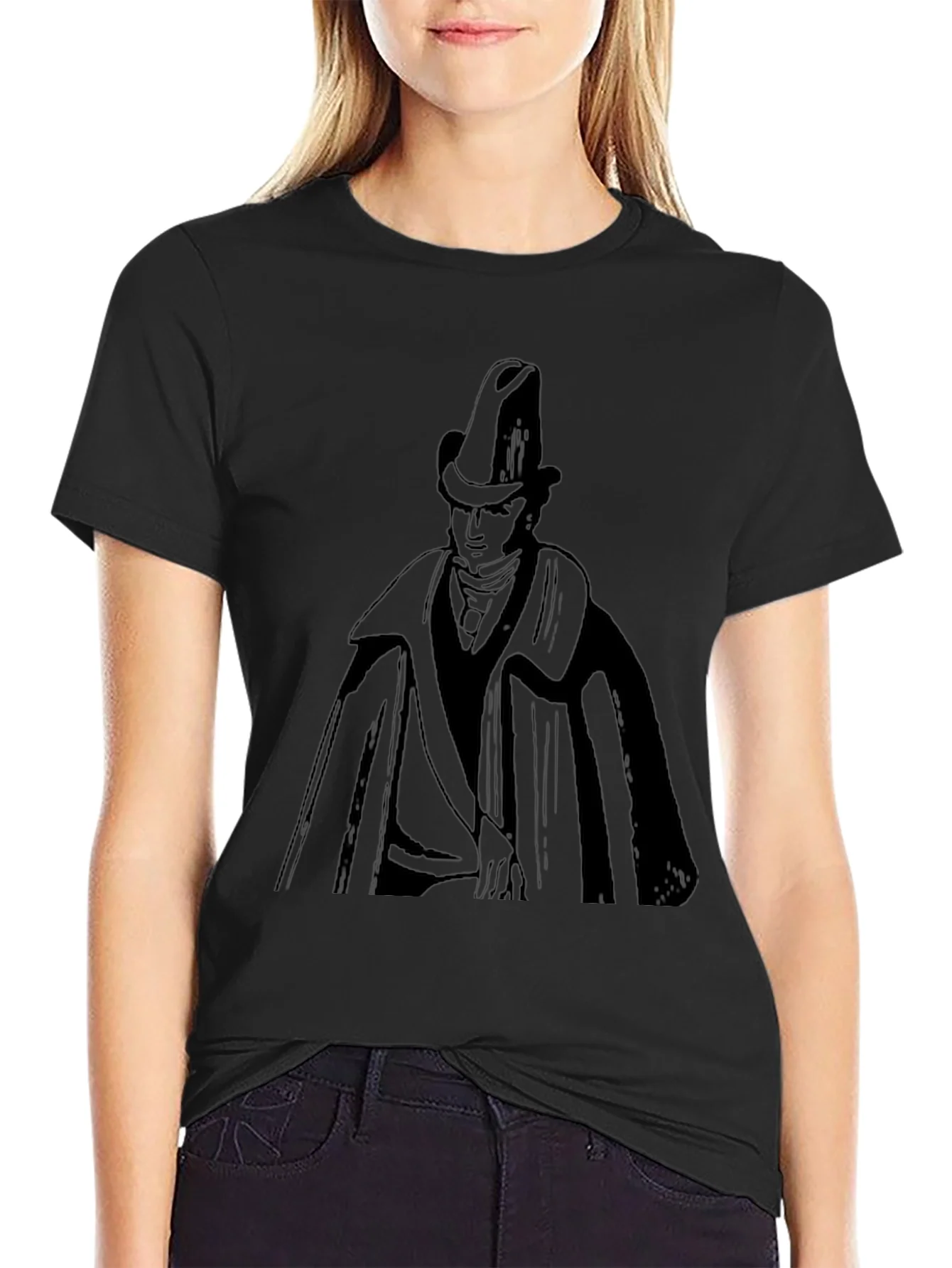 Vintage Gentleman Graphic T-Shirt - Classic Style