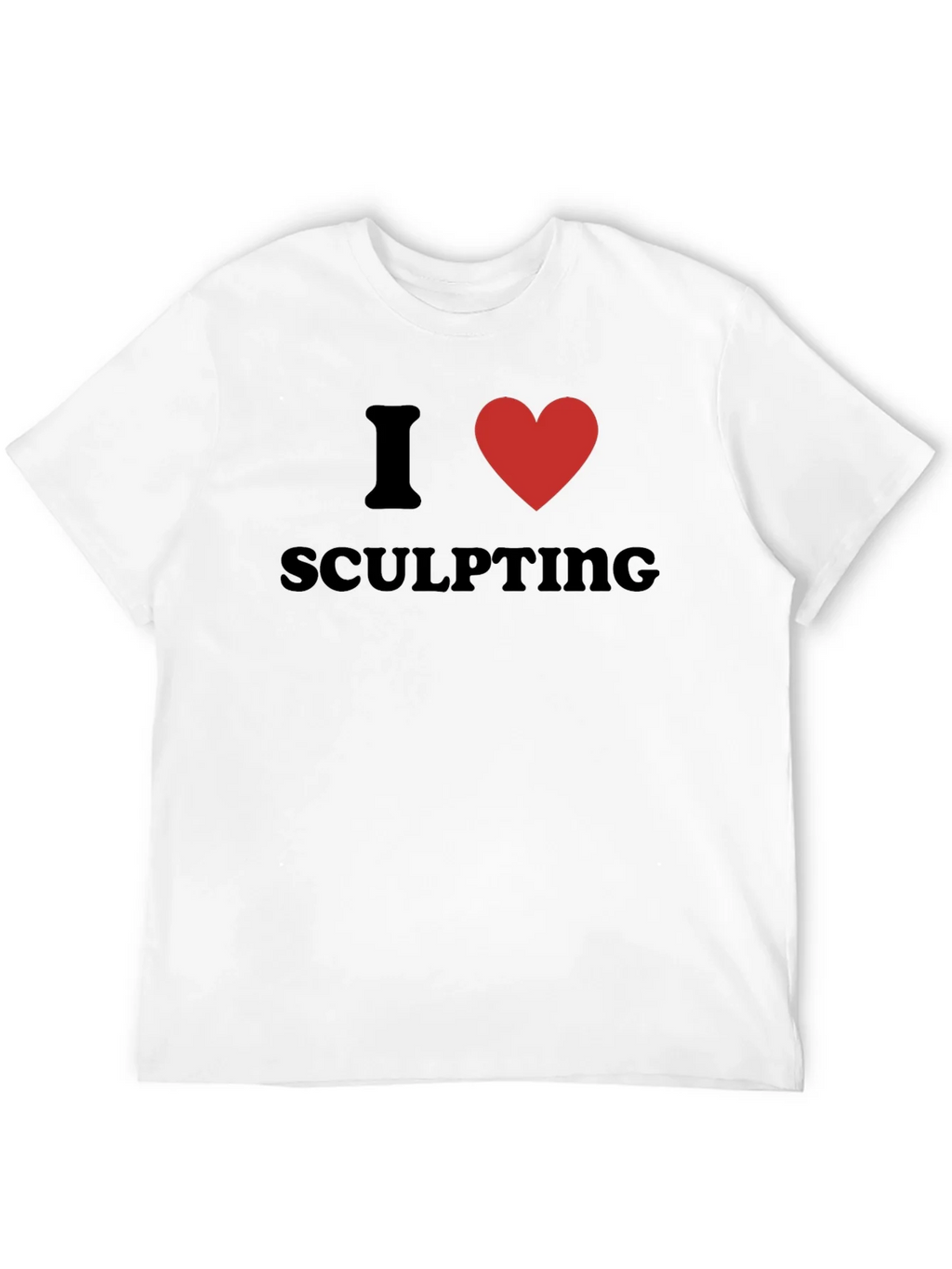 I Heart Sculpting Black Graphic Tee