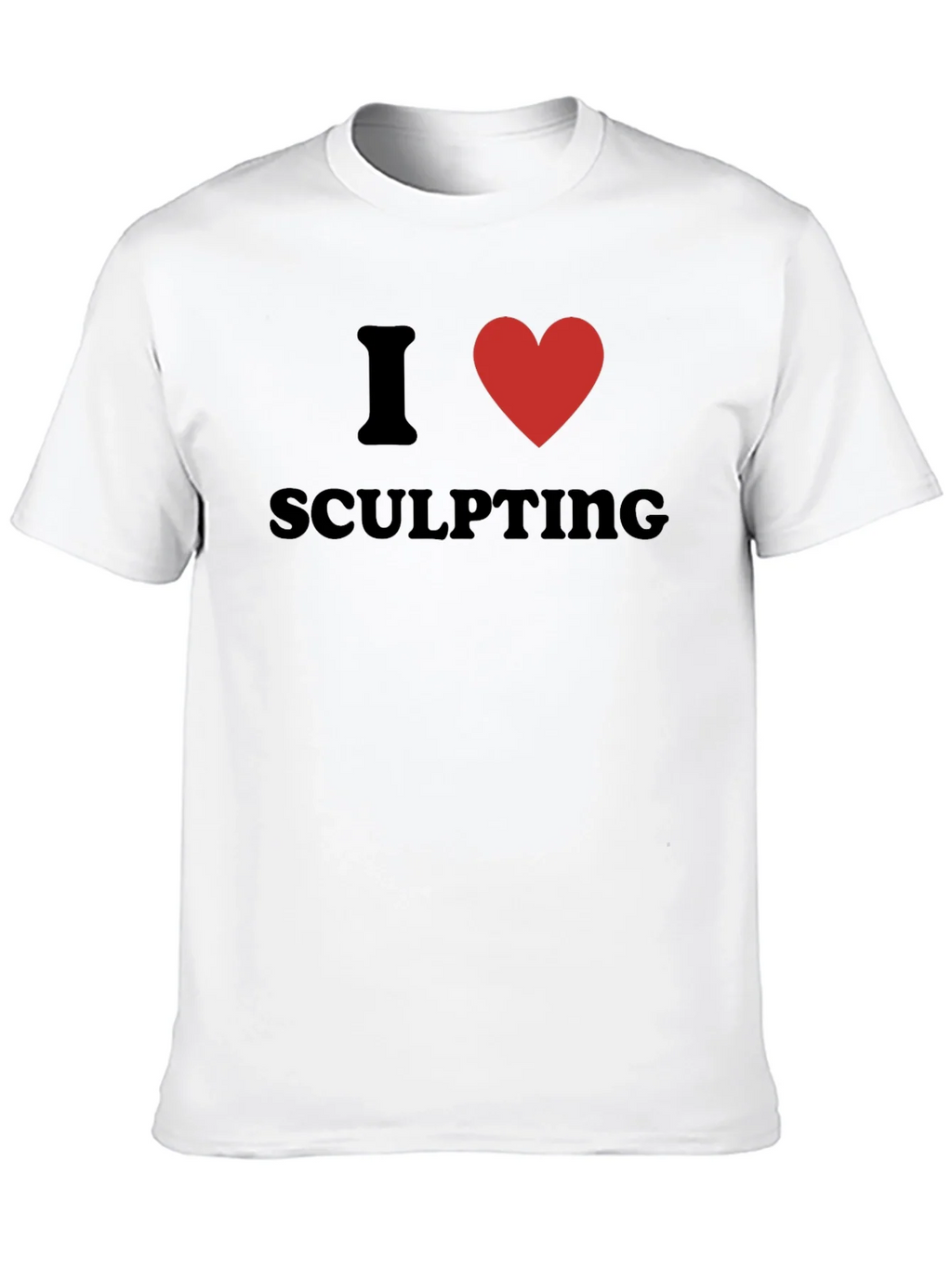 I Heart Sculpting Black Graphic Tee