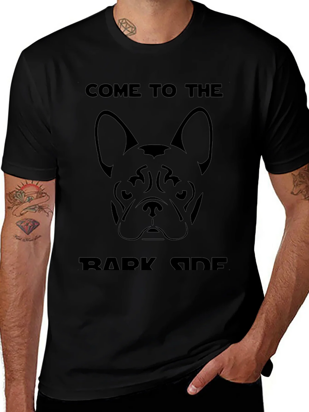 Come to the Bark Side Bulldog Graphic Tee