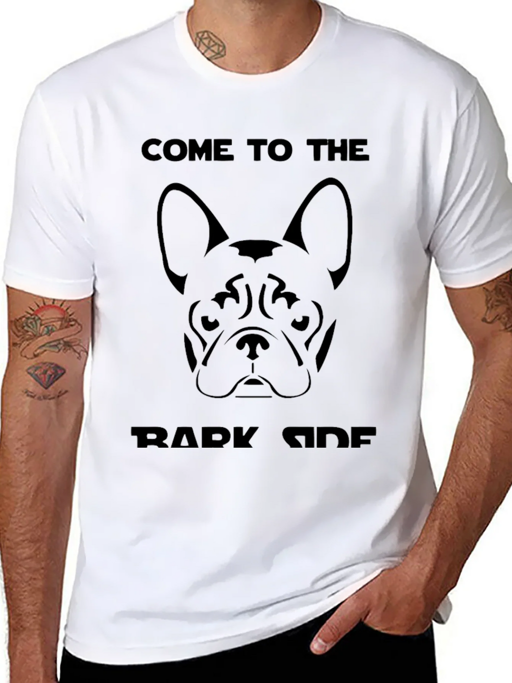 Come to the Bark Side Bulldog Graphic Tee